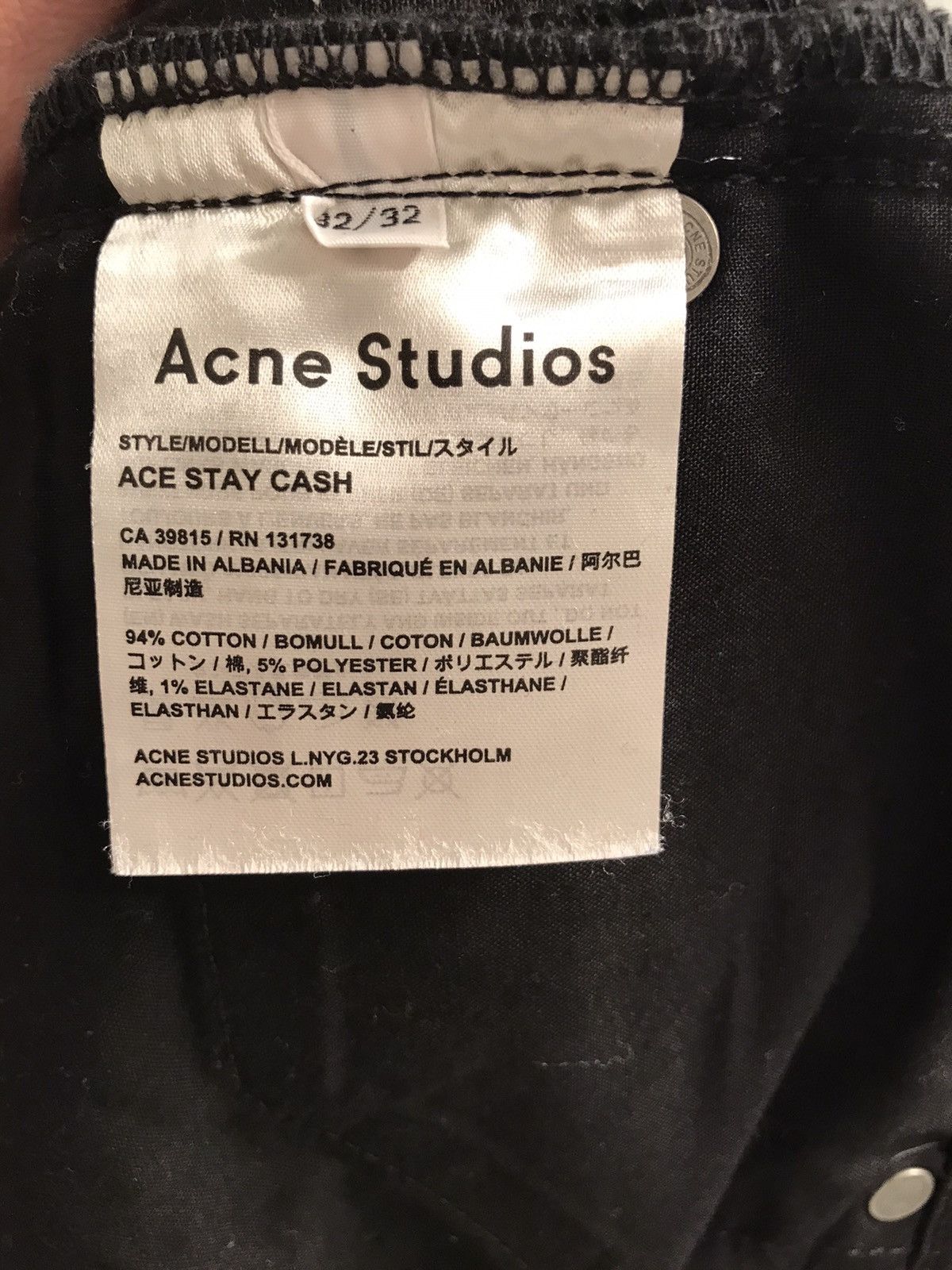 Acne Studios Acne black Ace Stay Cash Denim Size US 32 / EU 48 - 3 Thumbnail