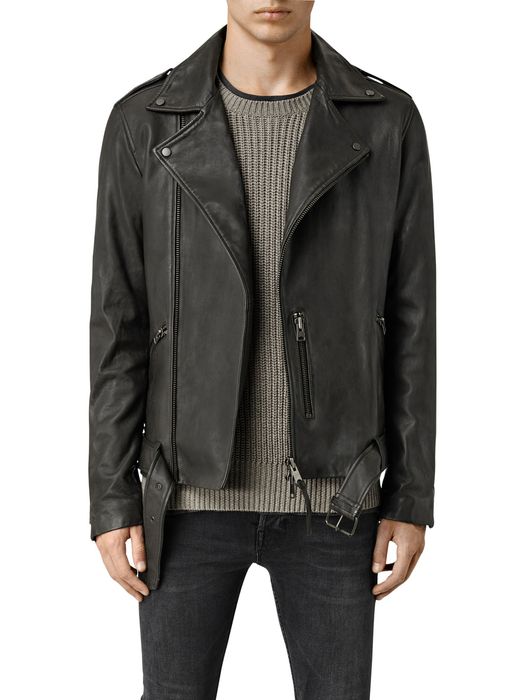 Kahawa leather biker on sale jacket