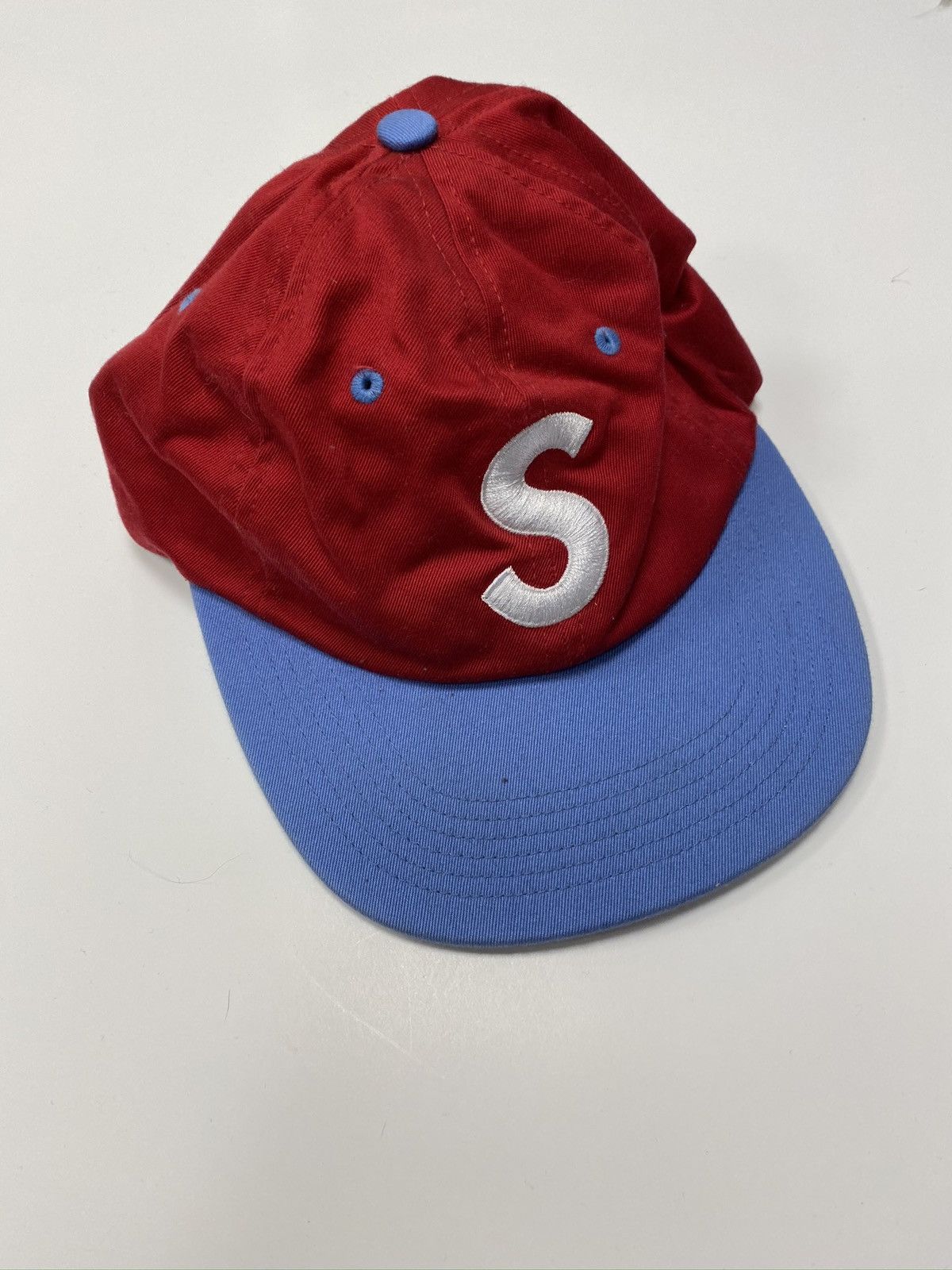 Supreme 2 Tone Washed S Logo 6 Panel Hat | Grailed