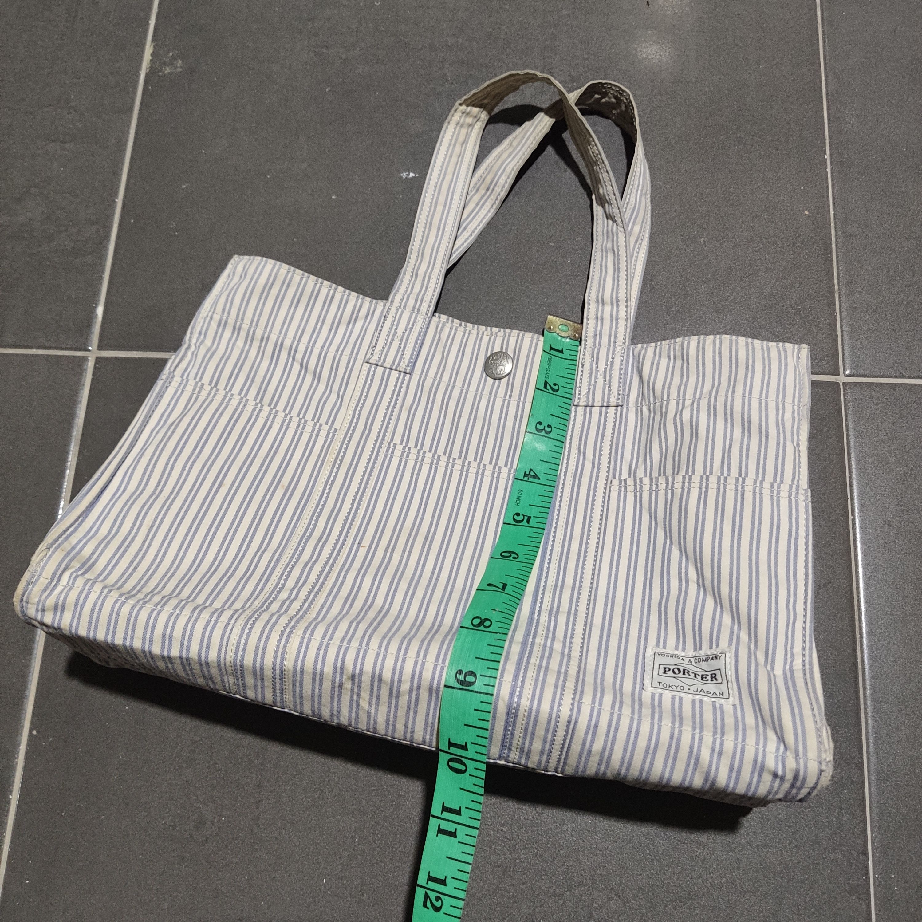 PORTER 70TH ANNIVERSARY STRIPED DESIGN BAG MADE IN JAPAN