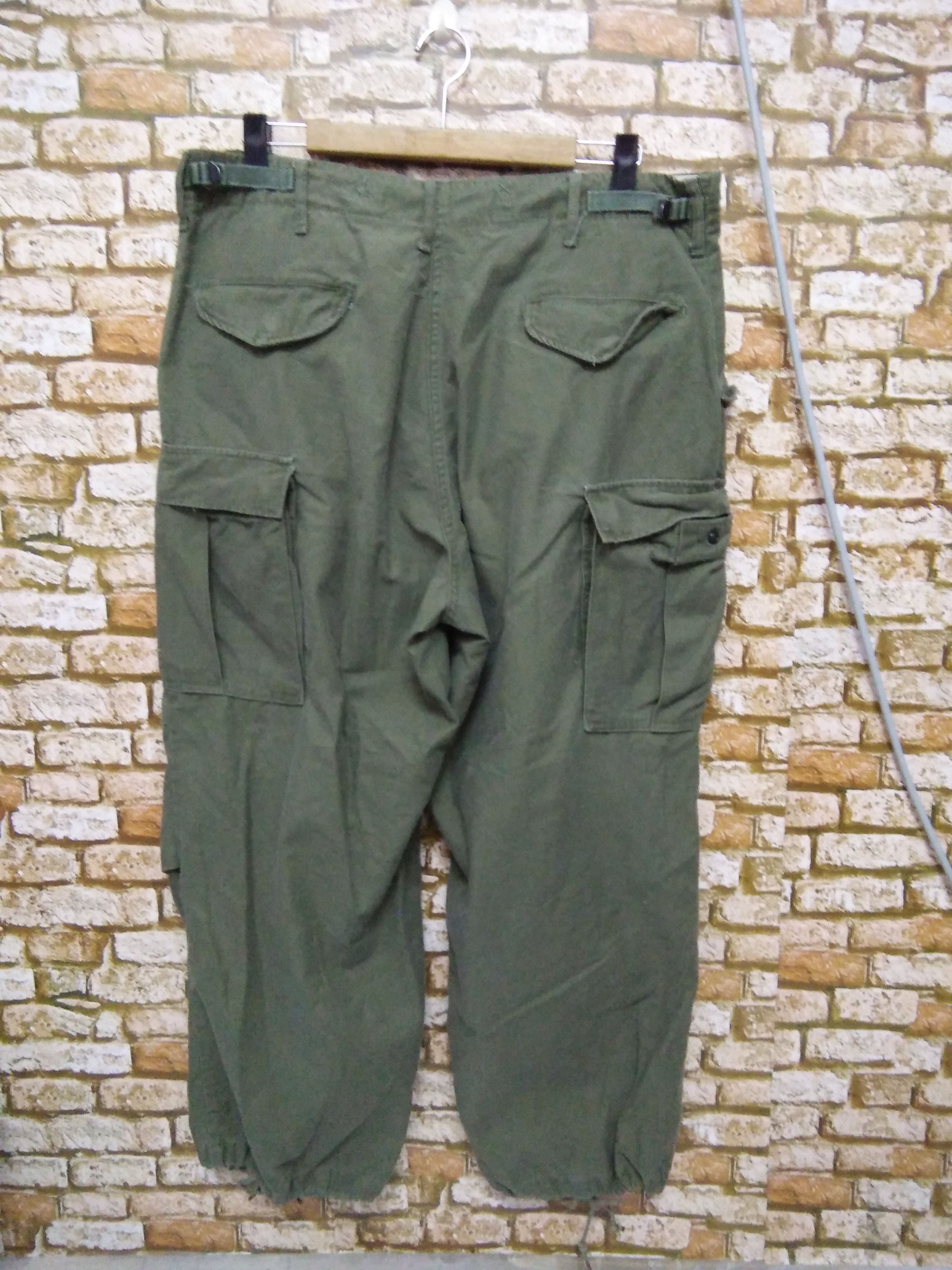 Vintage ww2 WINFIELD TROUSERS MILITARY CARGO SCOVILL GRIPPER (A470) Size US 37 - 2 Thumbnail