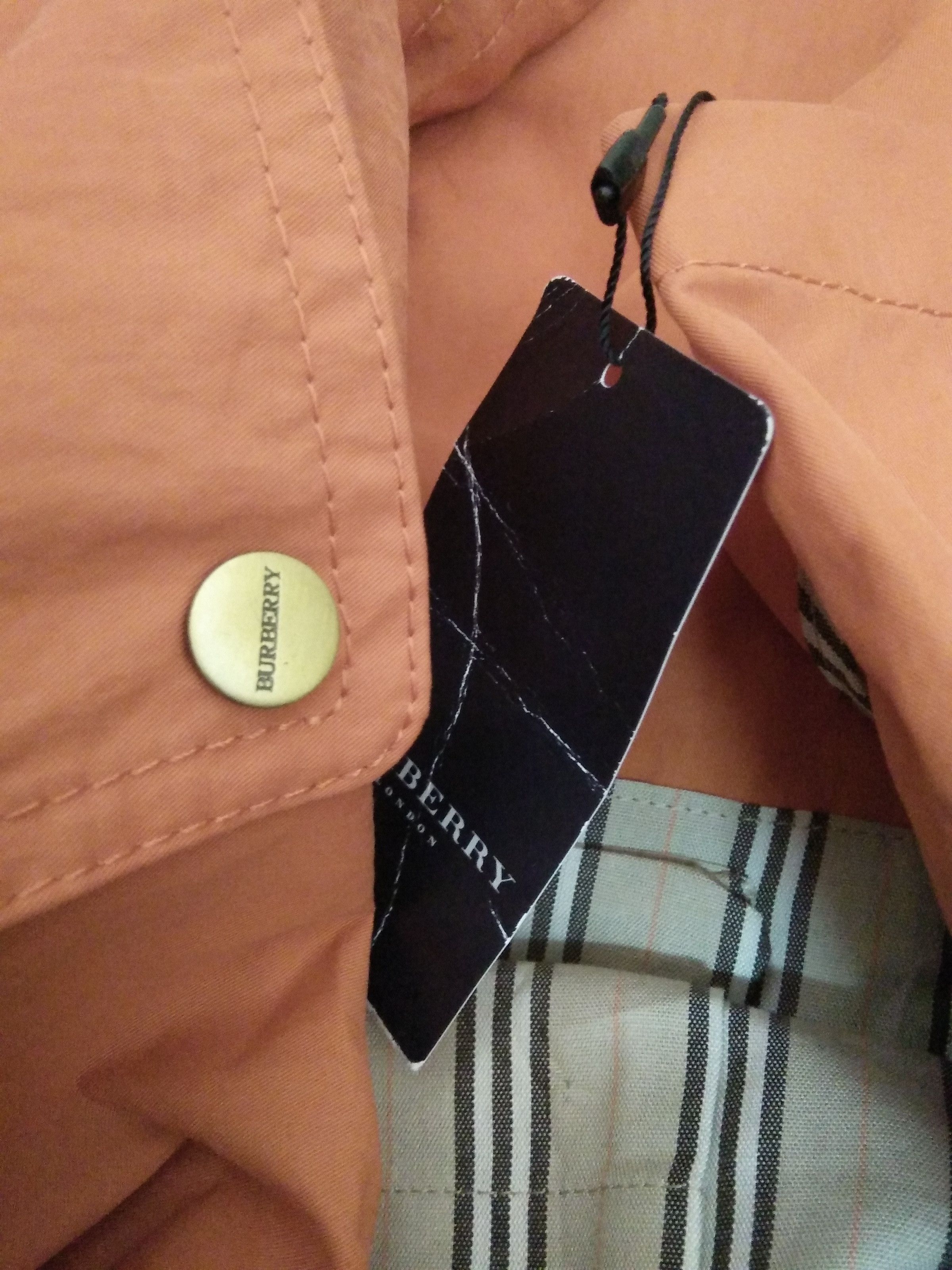 Burberry BURBERRY NOVA CHECK ORANGE JACKET PIT 21 LENGTH 29 (A585) Size US M / EU 48-50 / 2 - 8 Thumbnail