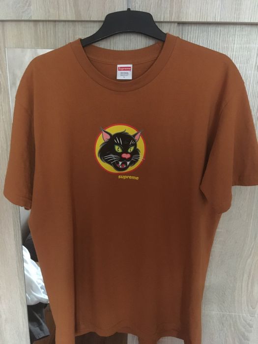 Supreme Supreme Black Cat Tee | Grailed