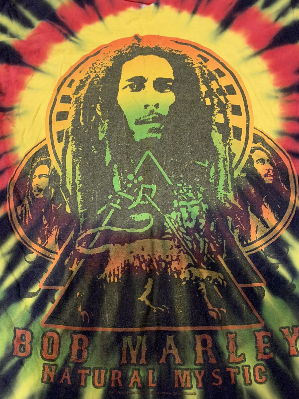 Vintage Bob Marley tie dye tour merch Rasta color Size US M / EU 48-50 / 2 - 2 Preview