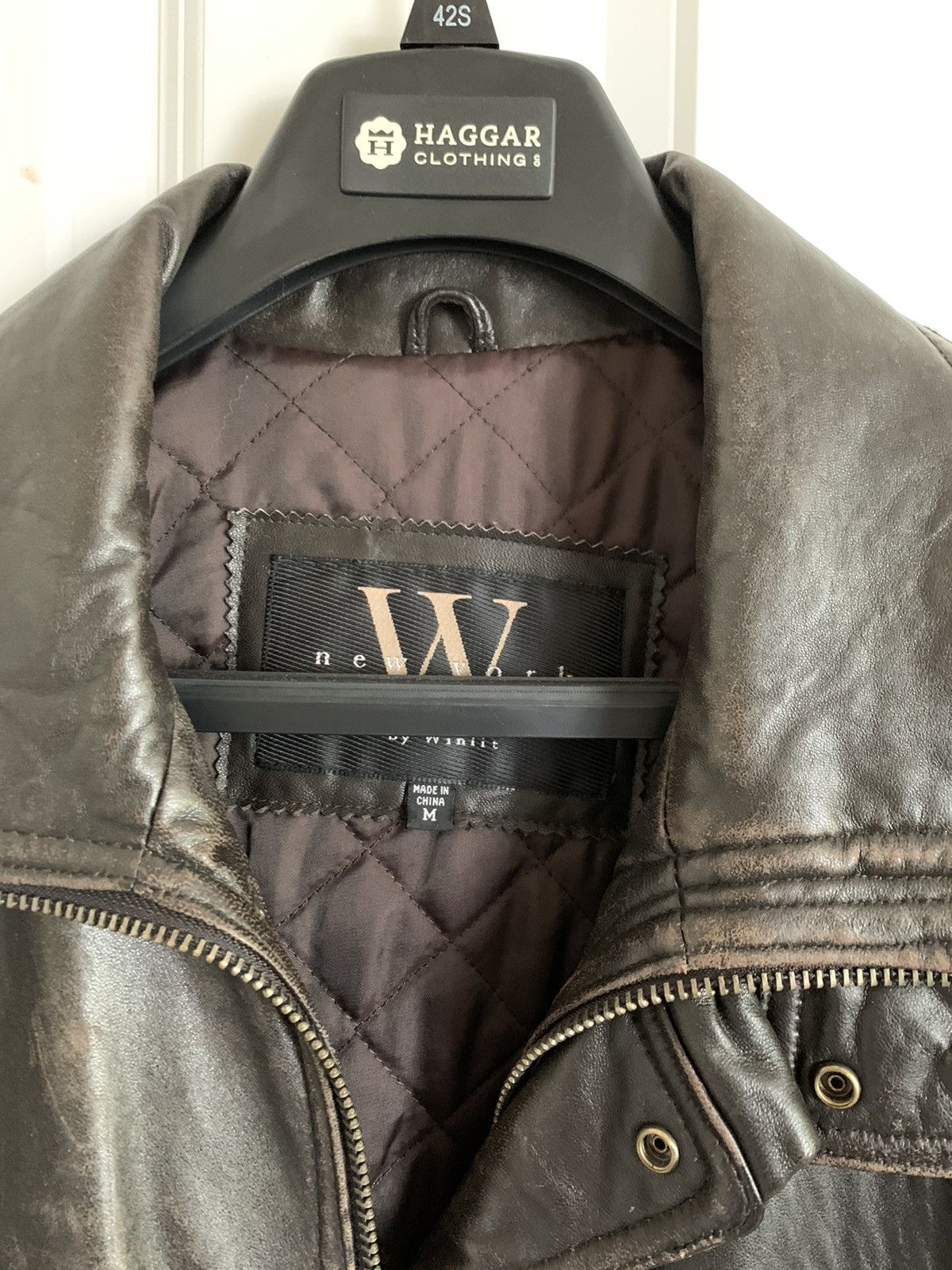 WINLIT NEW YOURK 2 in 1 reversible genuine leather jacket M online