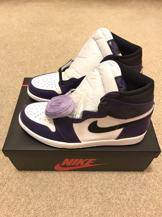 Jordan Brand Air Jordan 1 Retro High Og Court Purple 555088 500 Grailed 4756