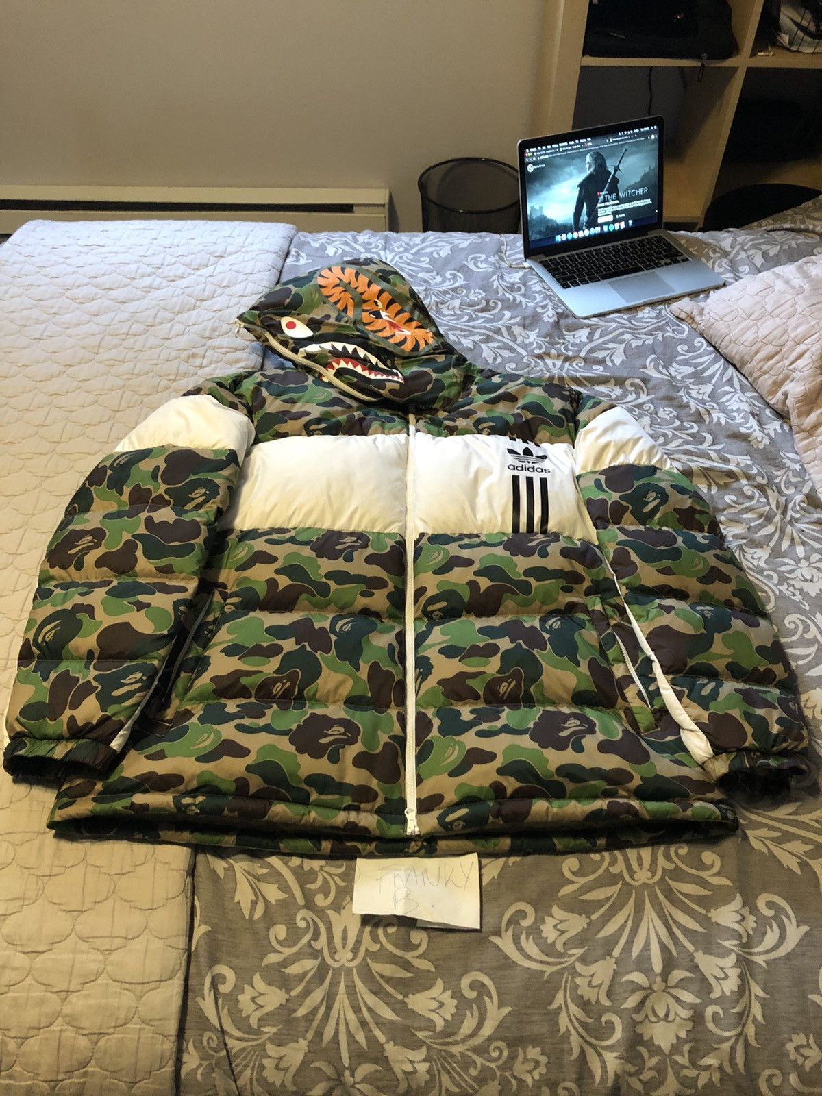 Adidas Bape BAPE X ADIDAS PUFFER JACKET Grailed