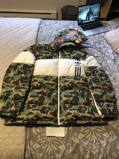 Bape adidas hot sale puffer jacket