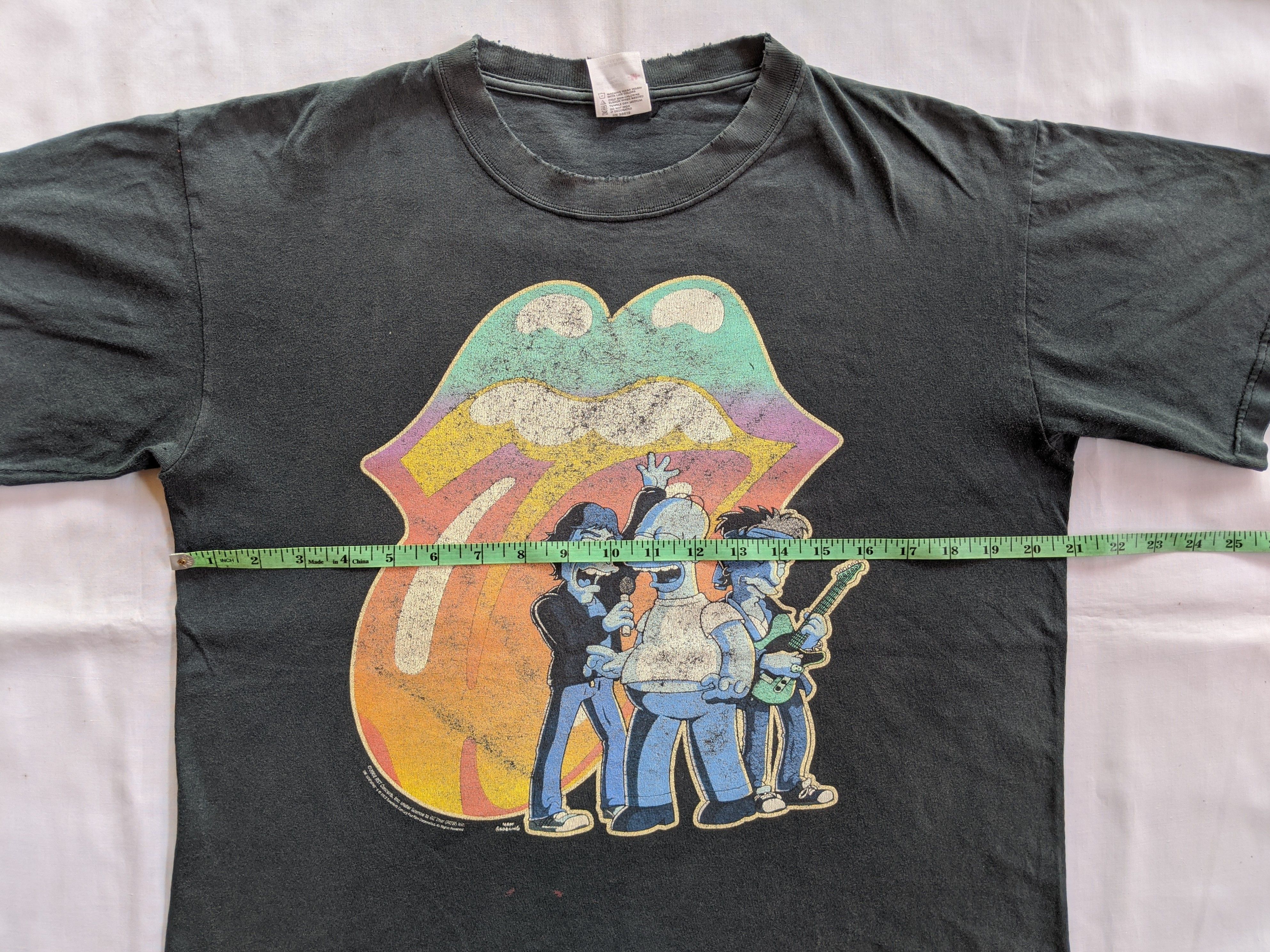 The Rolling Stones × The Simpsons Vintage early 00s Rolling stone X the simpson big print Size US M / EU 48-50 / 2 - 5 Thumbnail