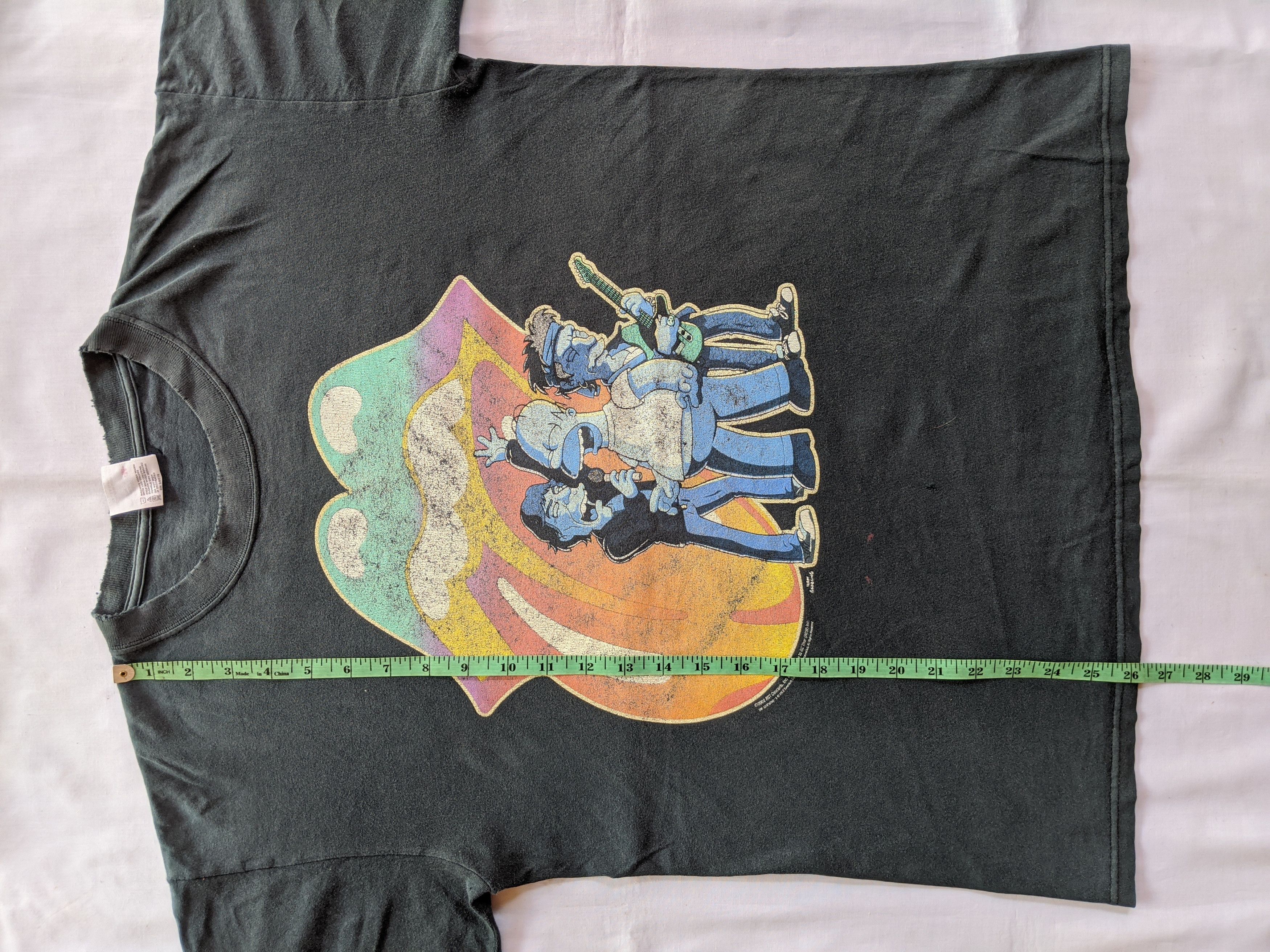 The Rolling Stones × The Simpsons Vintage early 00s Rolling stone X the simpson big print Size US M / EU 48-50 / 2 - 6 Thumbnail