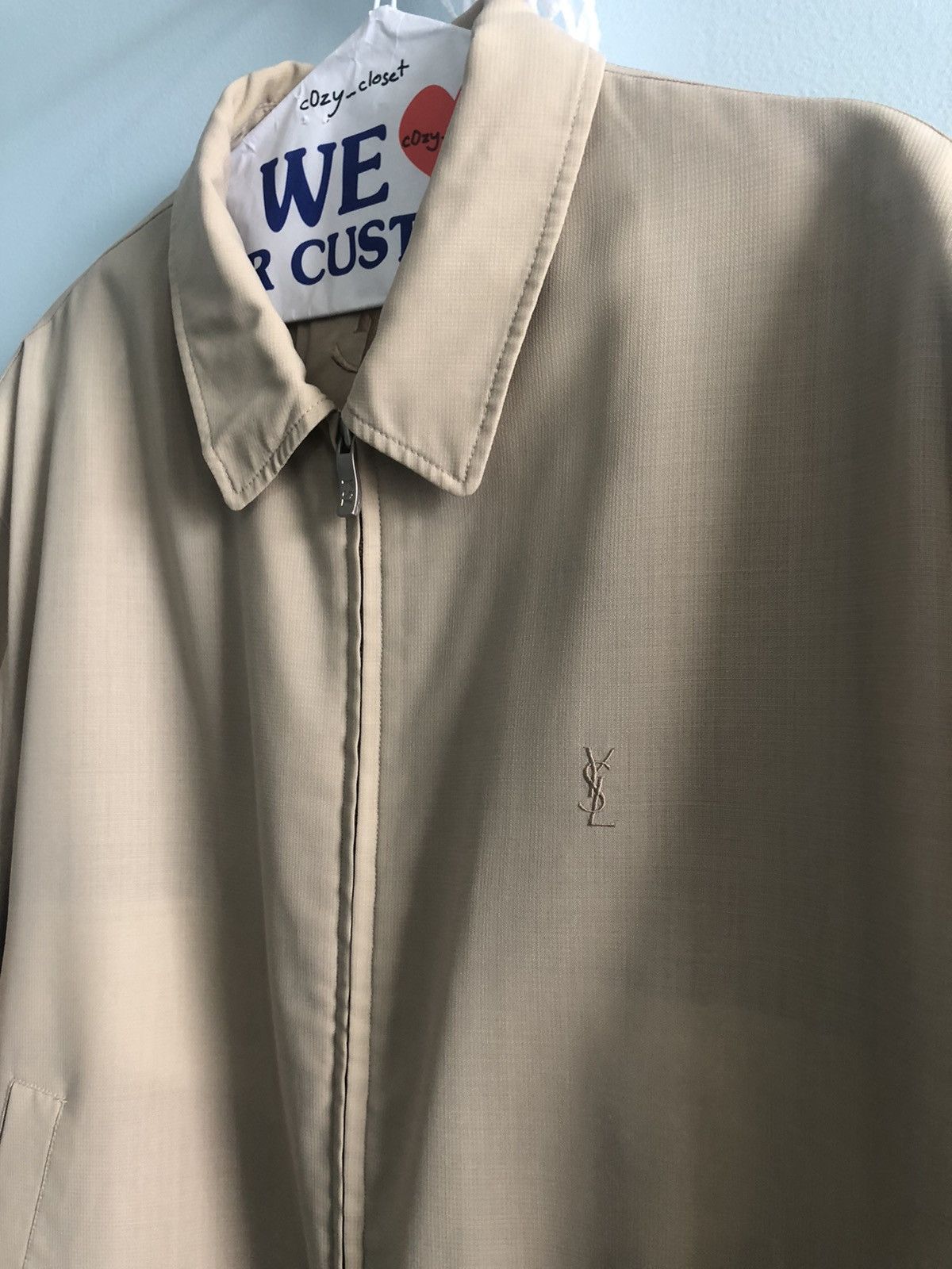 Ysl coach jacket top
