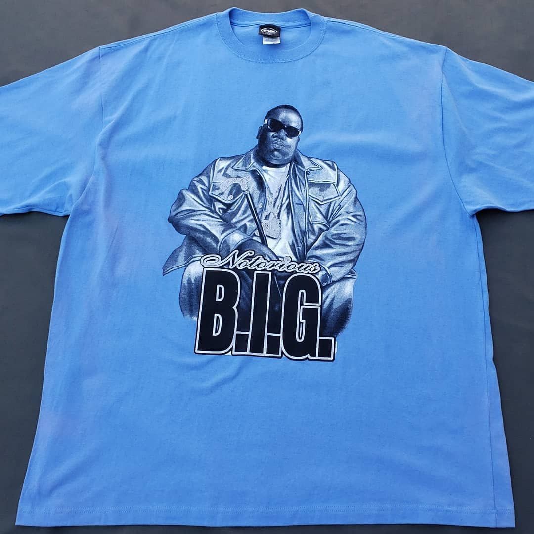 Vintage Biggie - The Notorious B.I.G. Blue XXXL Size US XXL / EU 58 / 5 - 7 Thumbnail