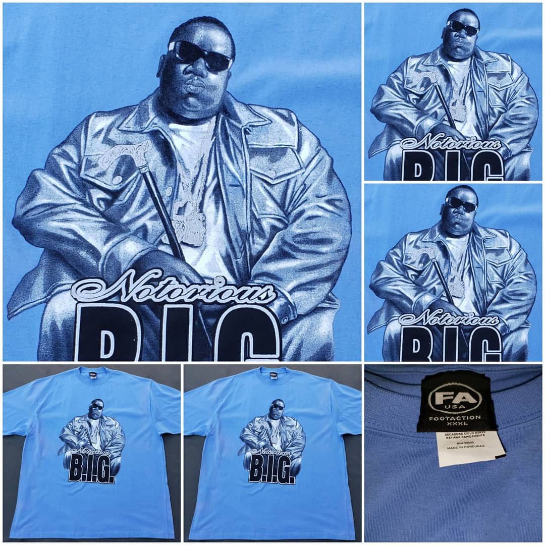 Vintage Biggie - The Notorious B.I.G. Blue XXXL Size US XXL / EU 58 / 5 - 2 Preview