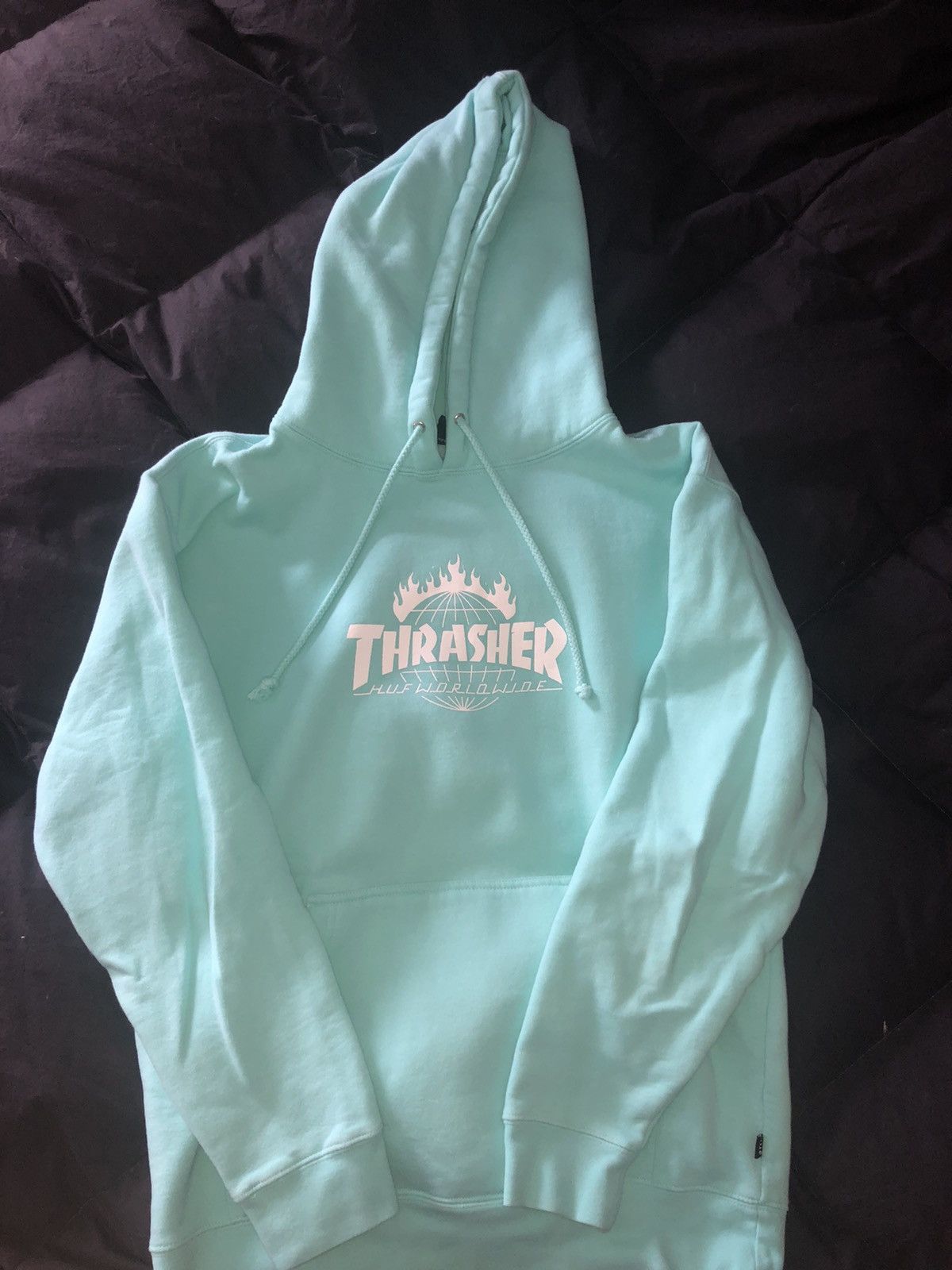 Thrasher x shop huf worldwide hoodie