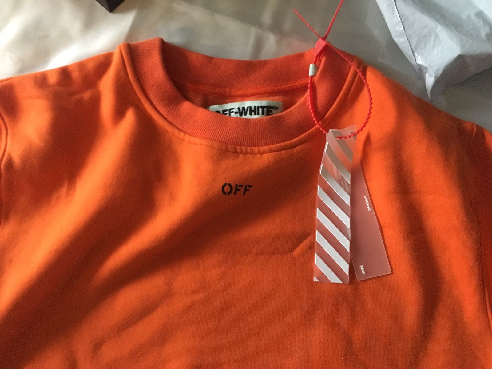 Off White Vlone Vlone x Off White Orange Sweater size M Grailed