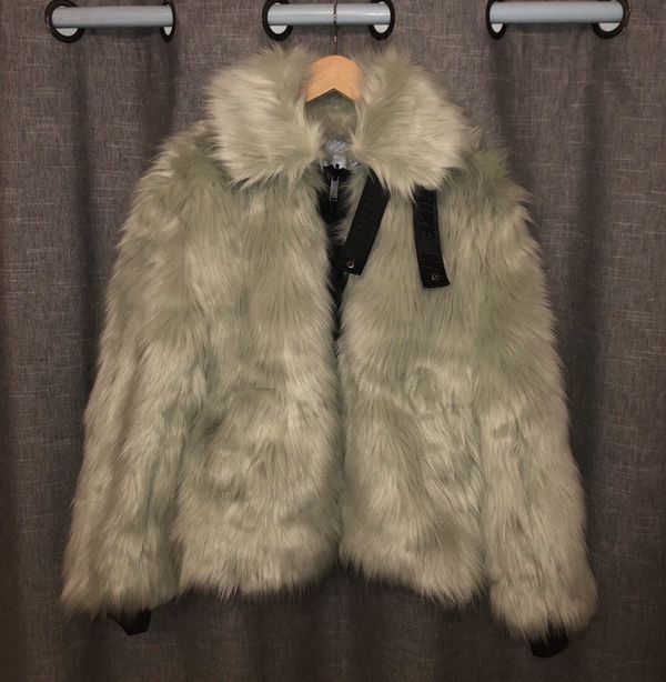 Nike x ambush women's hotsell reversible faux fur coat