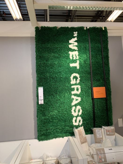 Ikea VIRGIL ABLOH x IKEA “WET GRASS” RUG Grailed