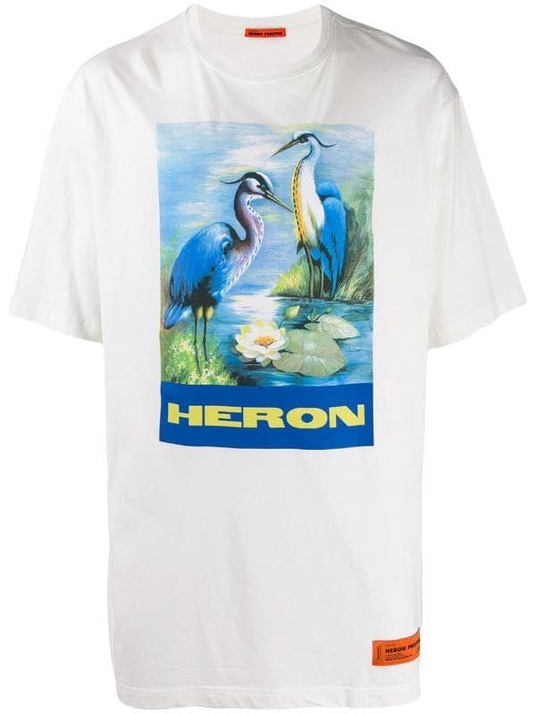 Heron Preston Heron Preston Oversized Crane Tshirt Grailed