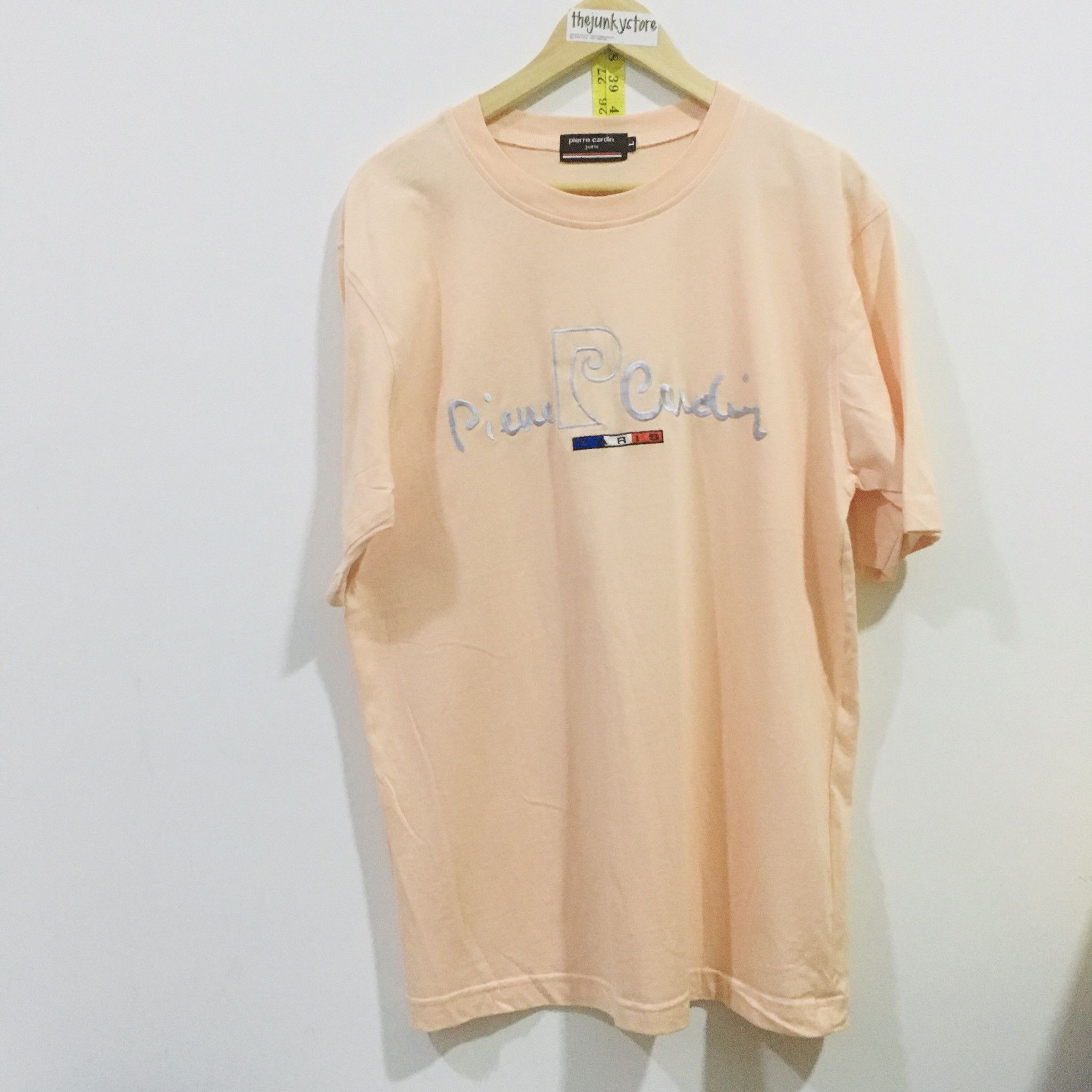 Pierre Cardin Pierre Cardin Embroidey Spellout Big Logo Tshirt Size US L / EU 52-54 / 3 - 1 Thumbnail