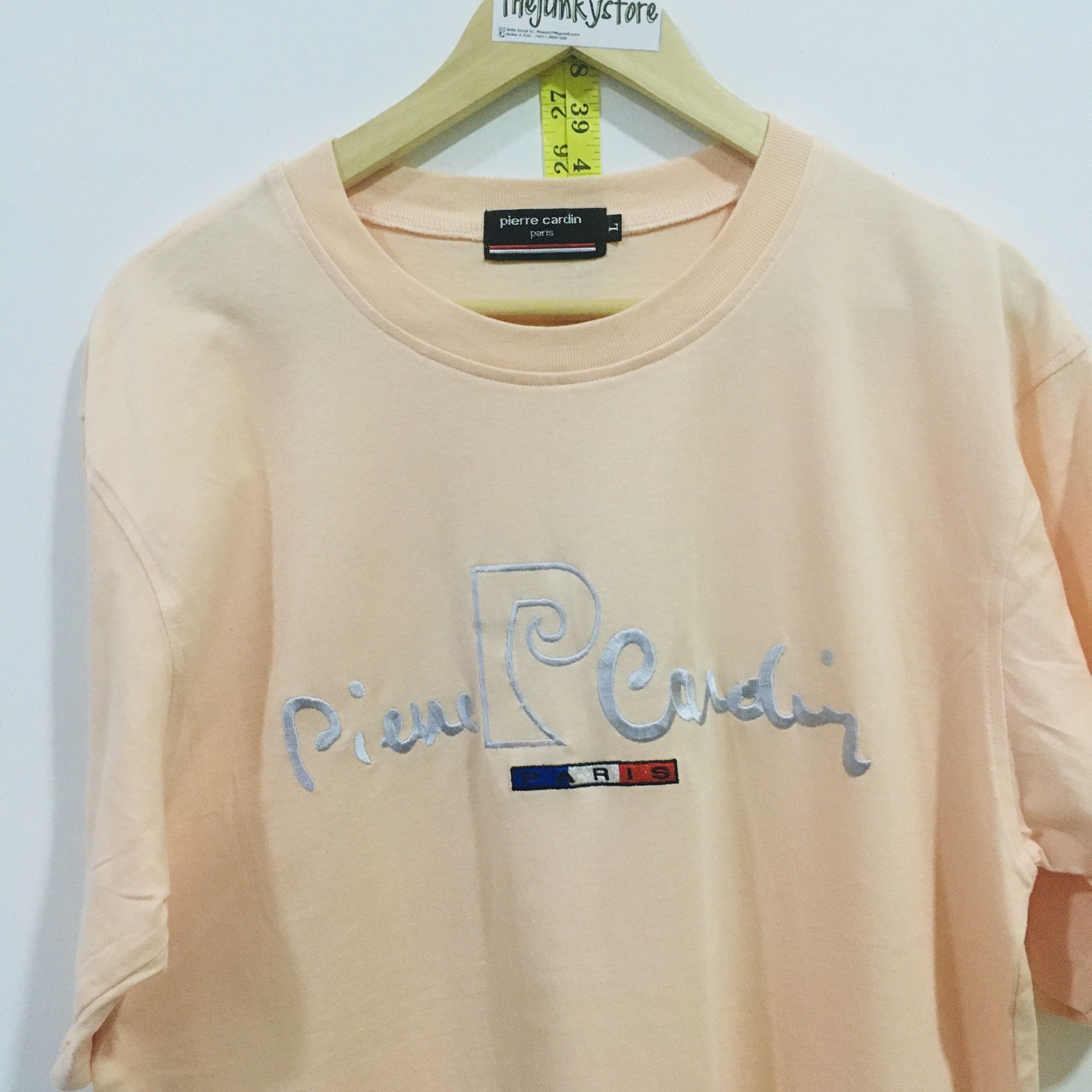 Pierre Cardin Pierre Cardin Embroidey Spellout Big Logo Tshirt Size US L / EU 52-54 / 3 - 2 Thumbnail