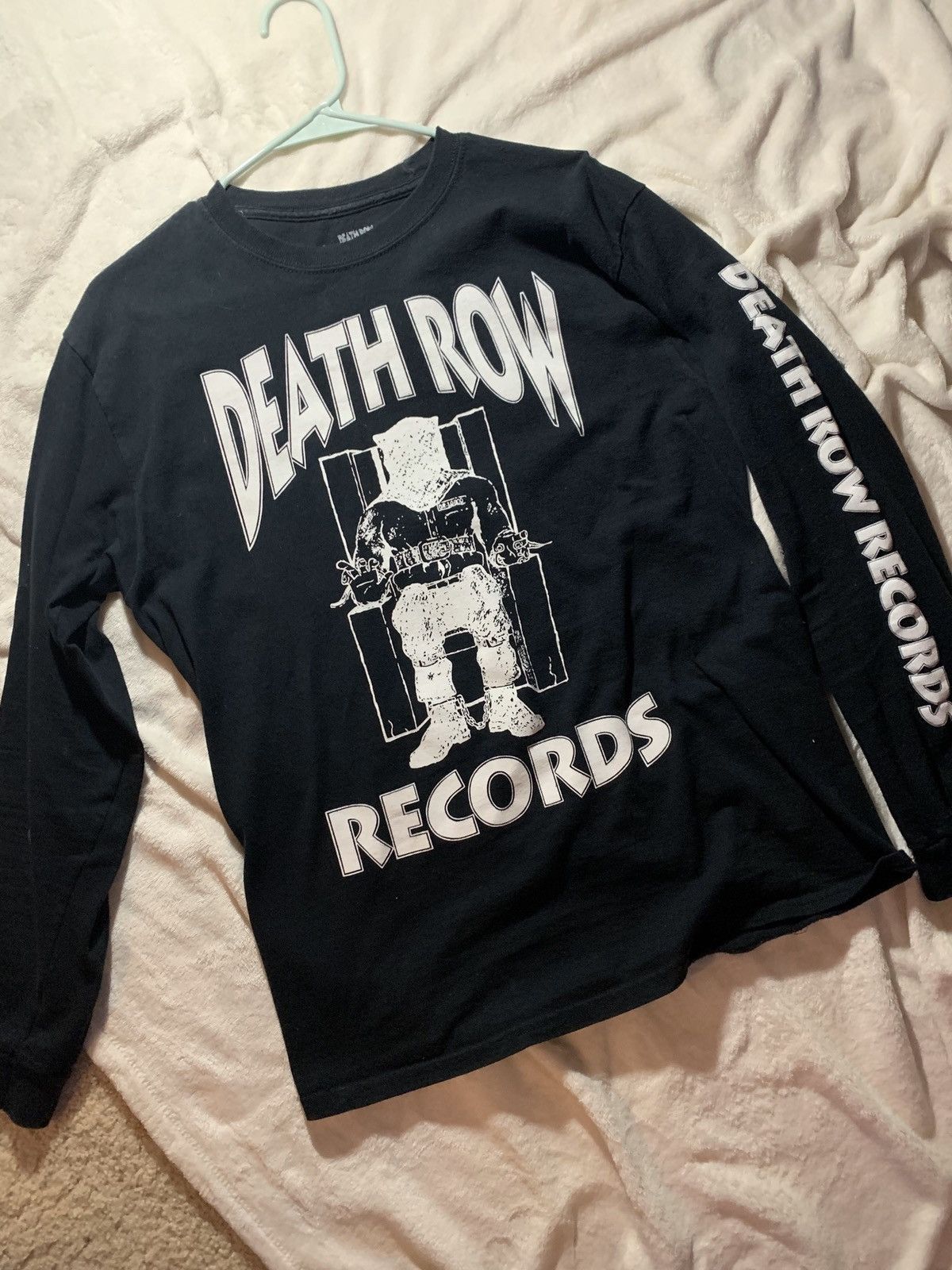 トップス DEATH ROW RECORDS / LONG SLEEVE T-SHIRT Death Row Records Long Sleeve 412082 | Rockabilia Merch Store