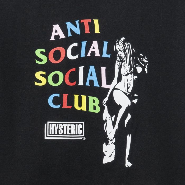 Hysteric Glamour Hysteric Glamour X ASSC Black Tee Anti Social