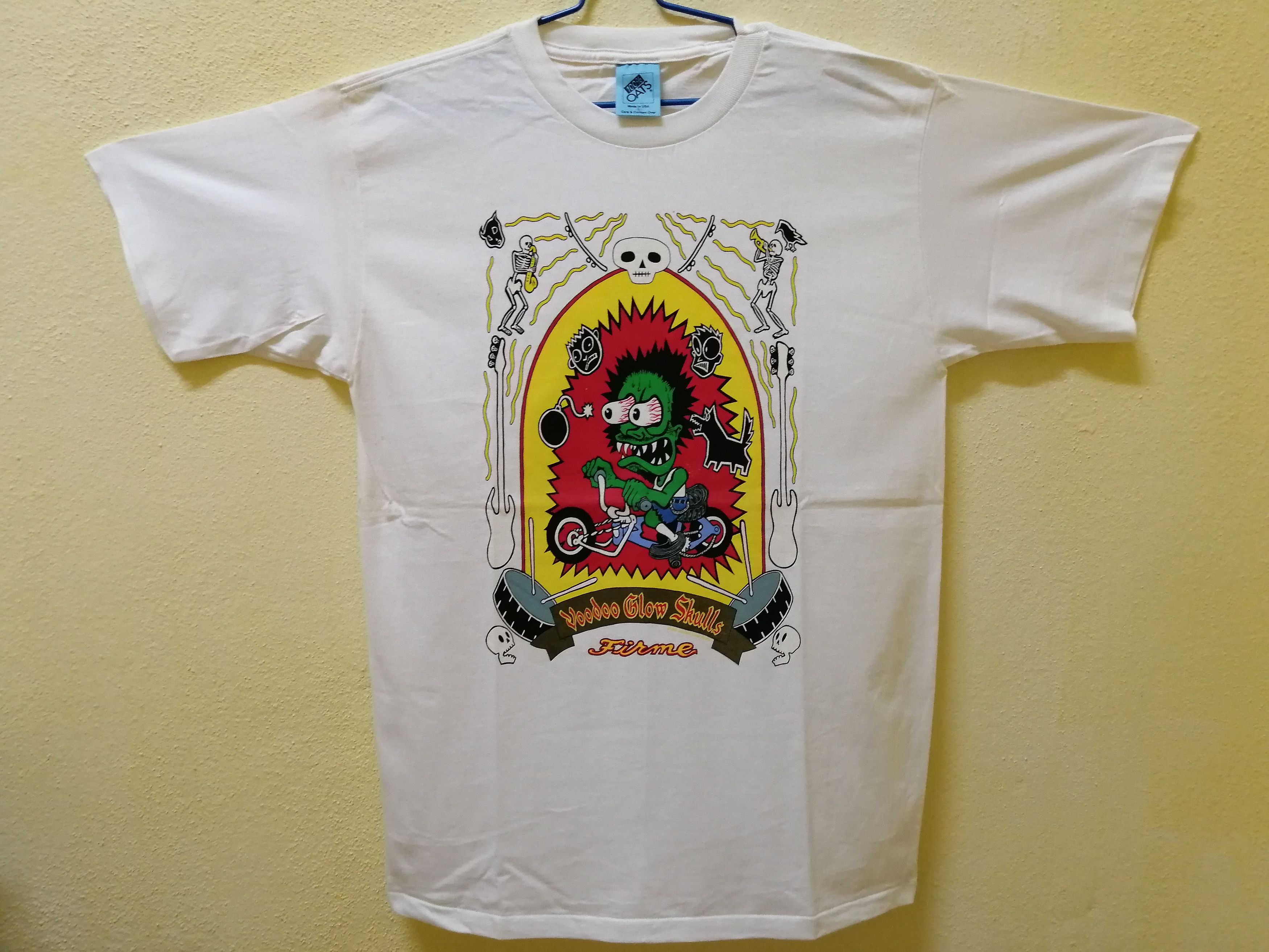 Band Tees Vintage 90s Voodoo Glow Skulls Finme Shirt Bjork Akira Size US L / EU 52-54 / 3 - 1 Thumbnail