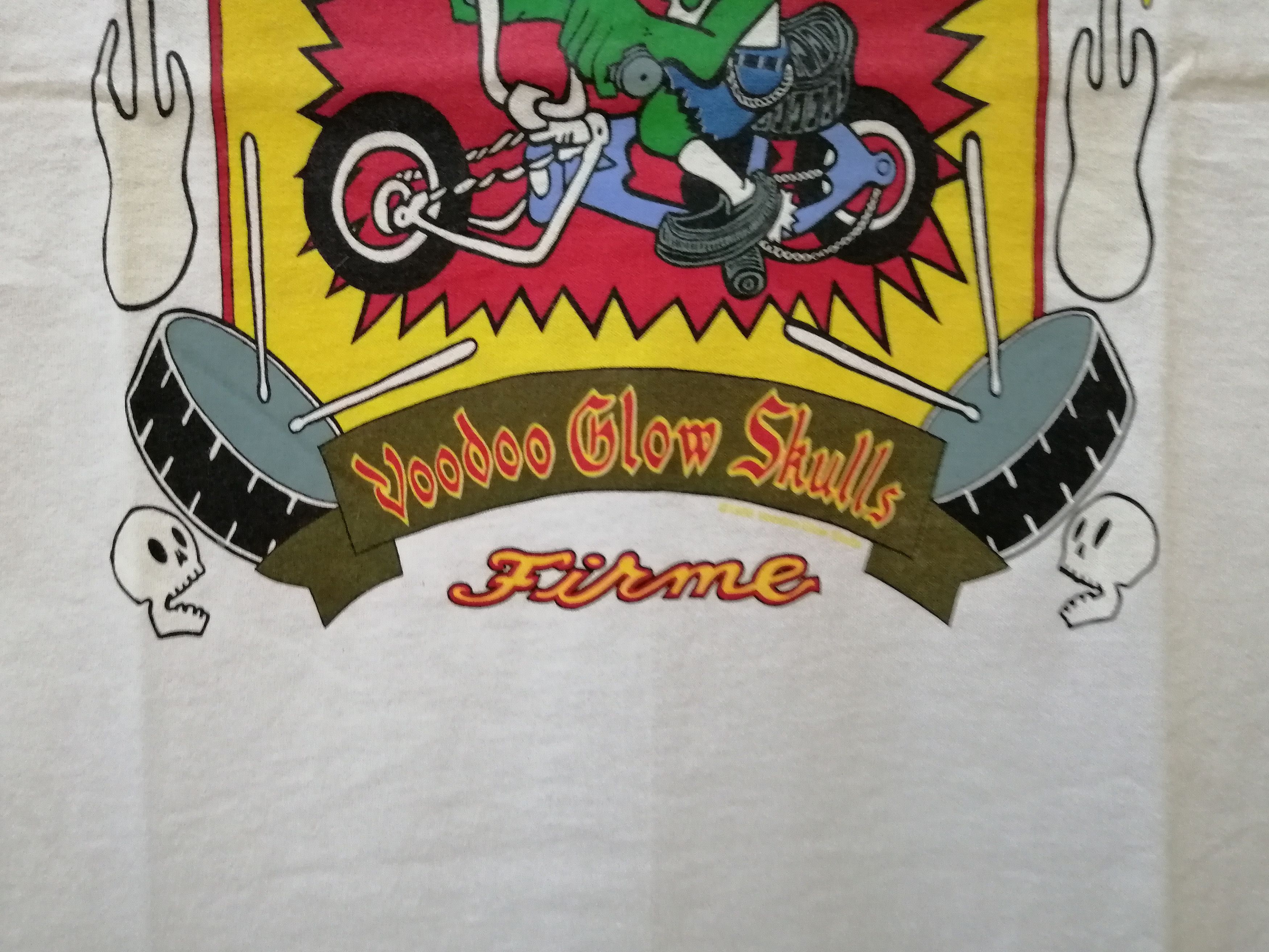 Band Tees Vintage 90s Voodoo Glow Skulls Finme Shirt Bjork Akira Size US L / EU 52-54 / 3 - 5 Thumbnail
