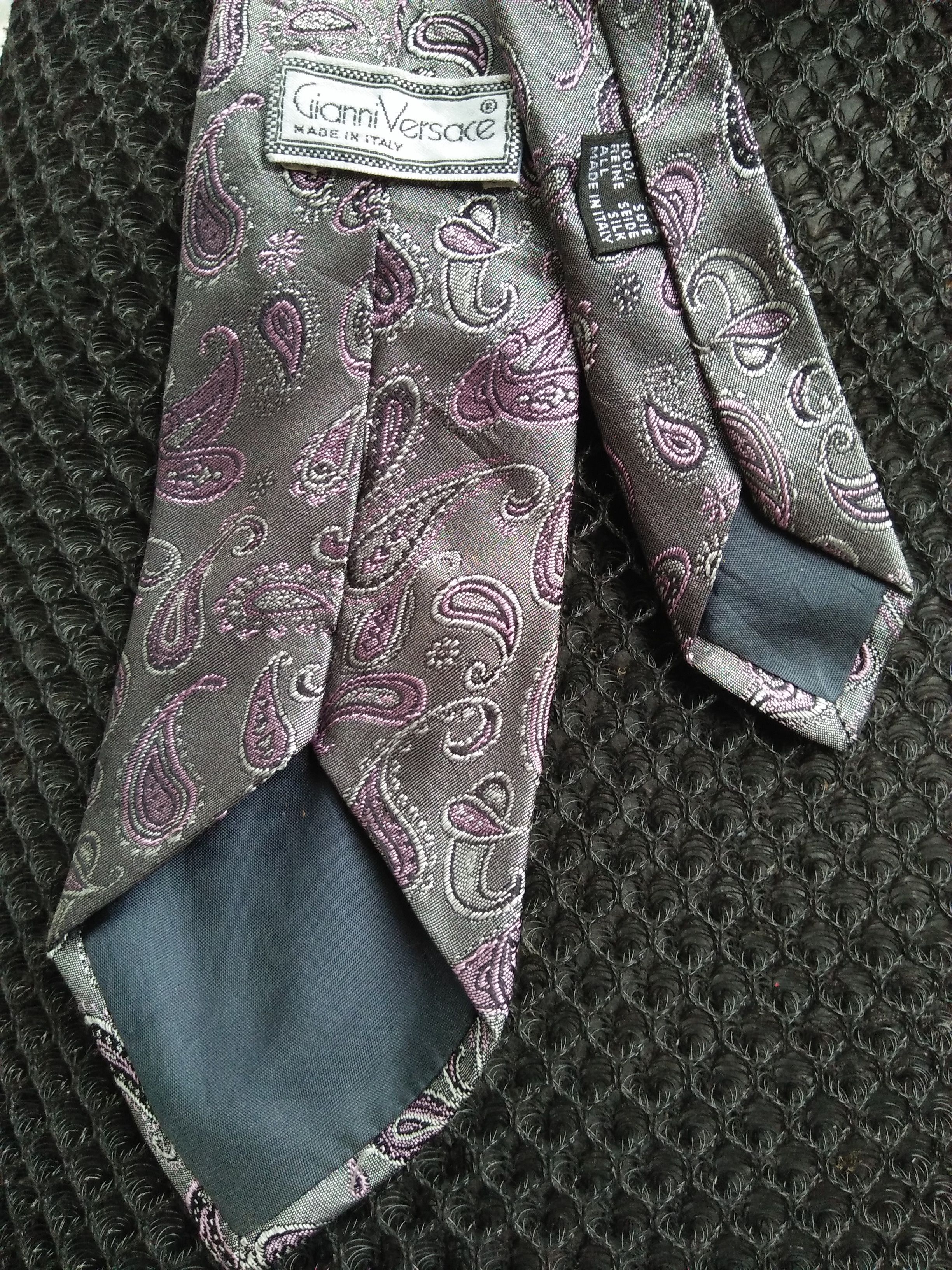 Versace Made in Italy Gianni versace necktie 100%silk Size ONE SIZE - 2 Thumbnail