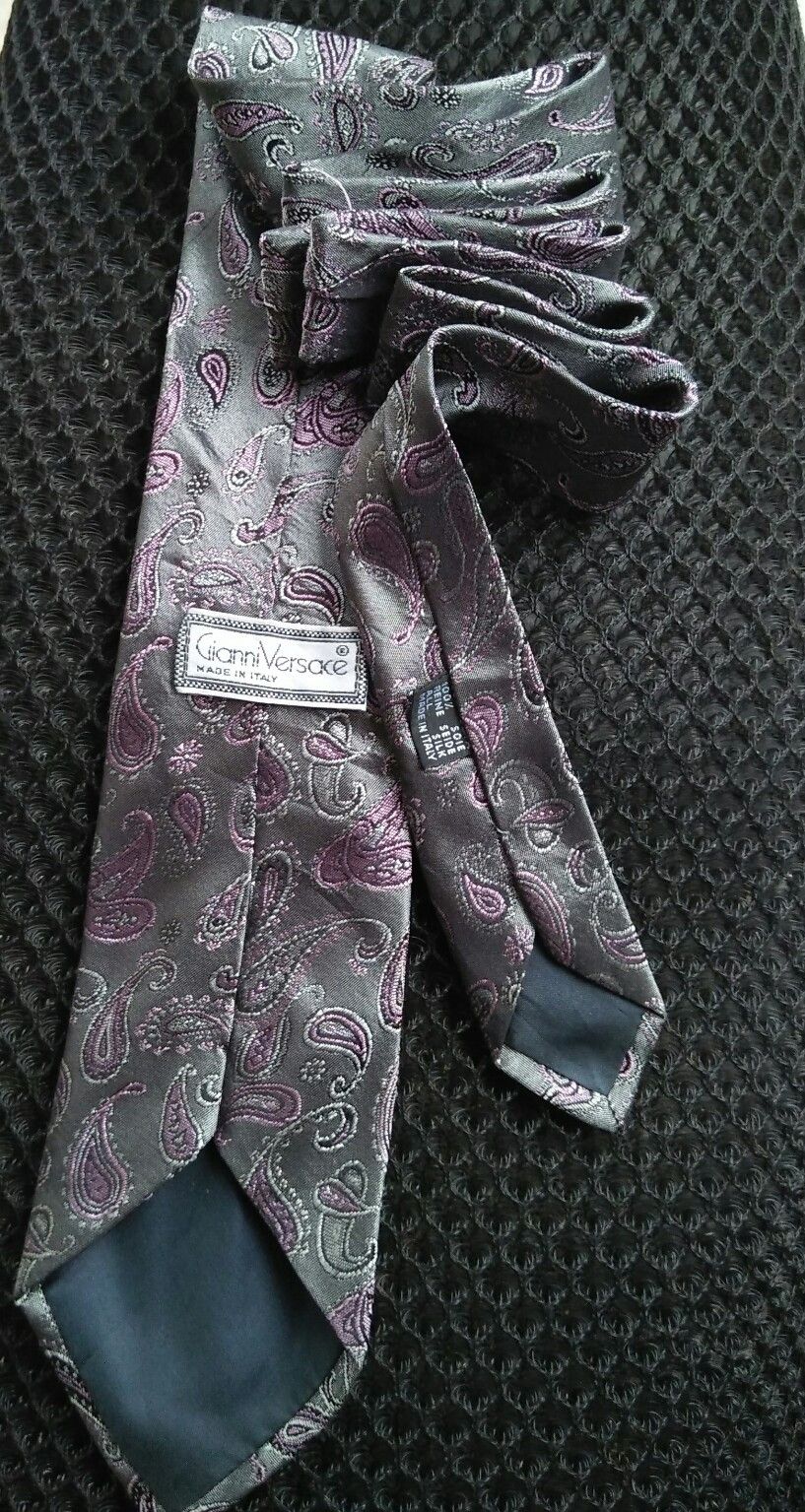 Versace Made in Italy Gianni versace necktie 100%silk Size ONE SIZE - 1 Thumbnail