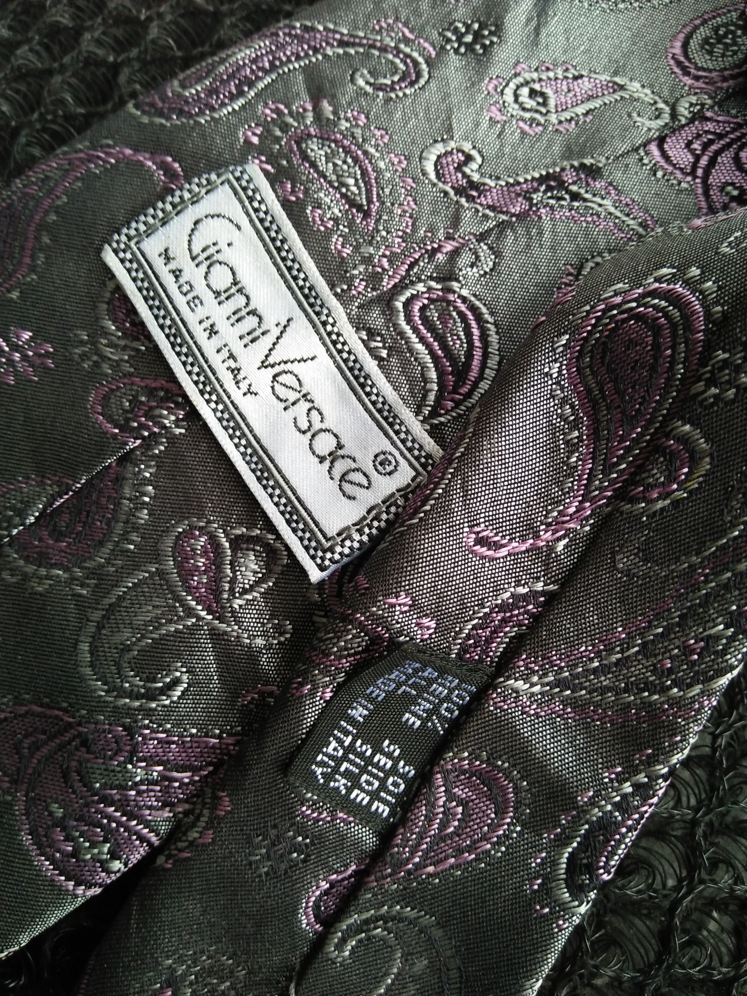 Versace Made in Italy Gianni versace necktie 100%silk Size ONE SIZE - 3 Thumbnail