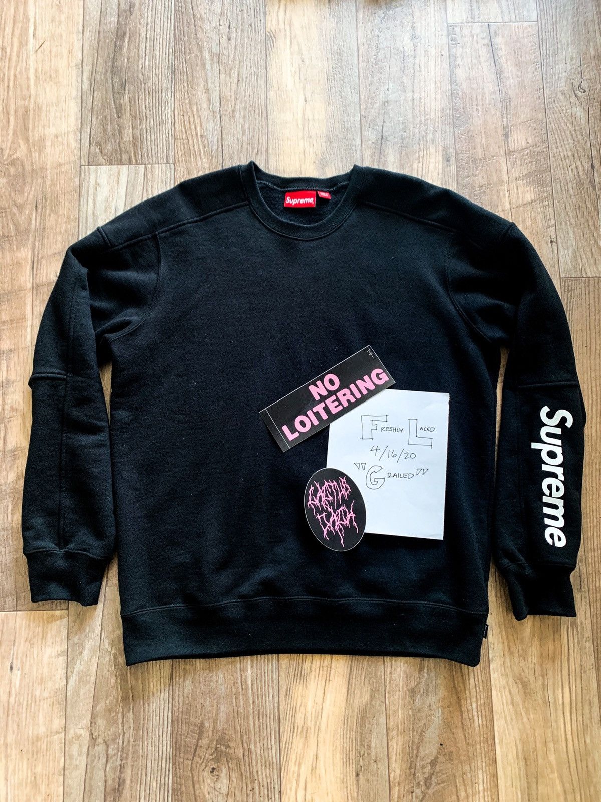 Ss19sw17 Supreme Formula Crewneck Black Supreme Formula Crewneck L