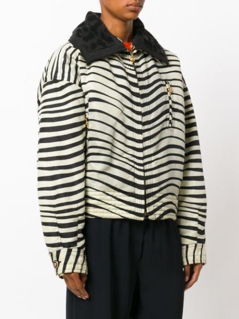 Versace Vintage Gianni Versace Zebra Printed Jacket | Grailed