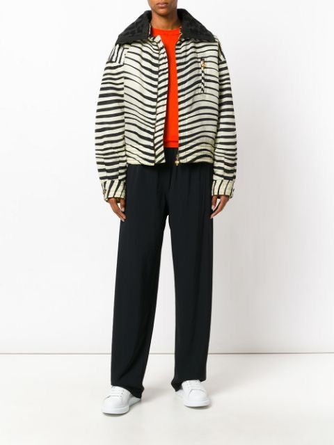 Versace Vintage Gianni Versace Zebra Printed Jacket Size US M / EU 48-50 / 2 - 11 Thumbnail