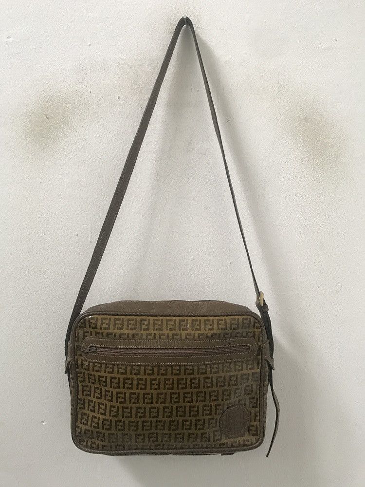 Fendi Archive Fendi Roma Made in Italy Zucca Monogram Sling Bag | Grailed