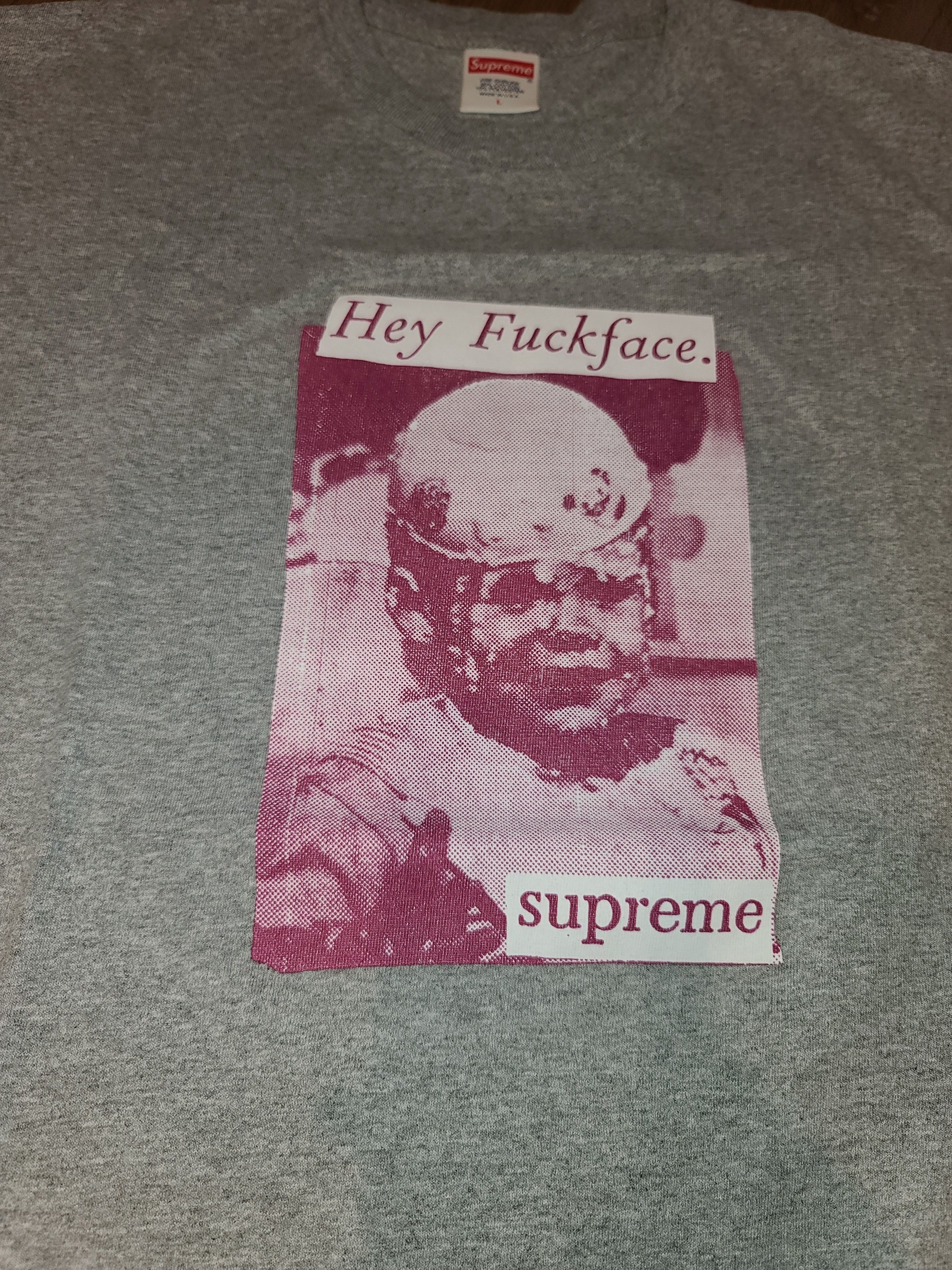 Supreme Supreme F*ck face tee Size US L / EU 52-54 / 3 - 2 Thumbnail