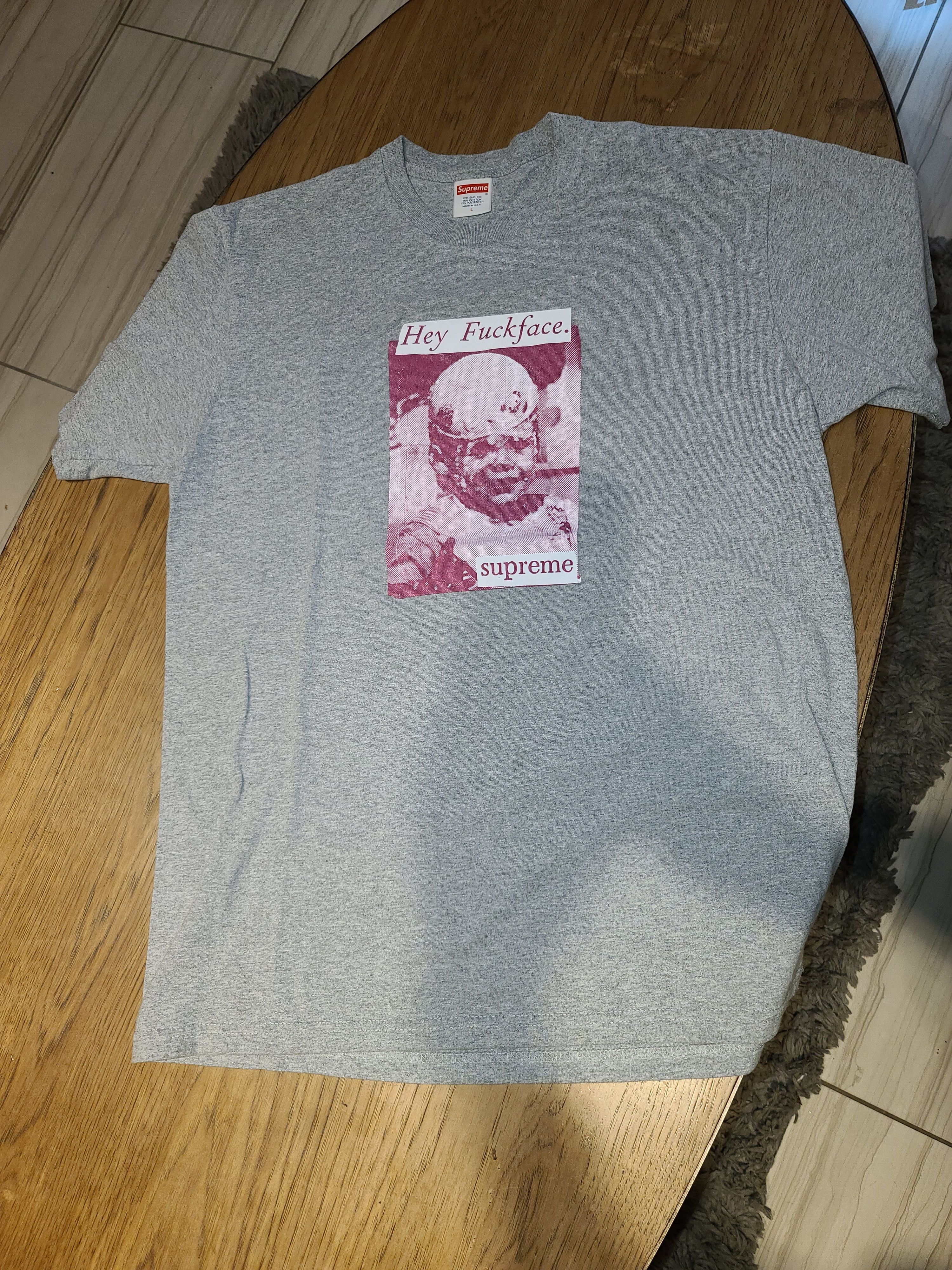 Supreme Supreme F*ck face tee Size US L / EU 52-54 / 3 - 1 Thumbnail