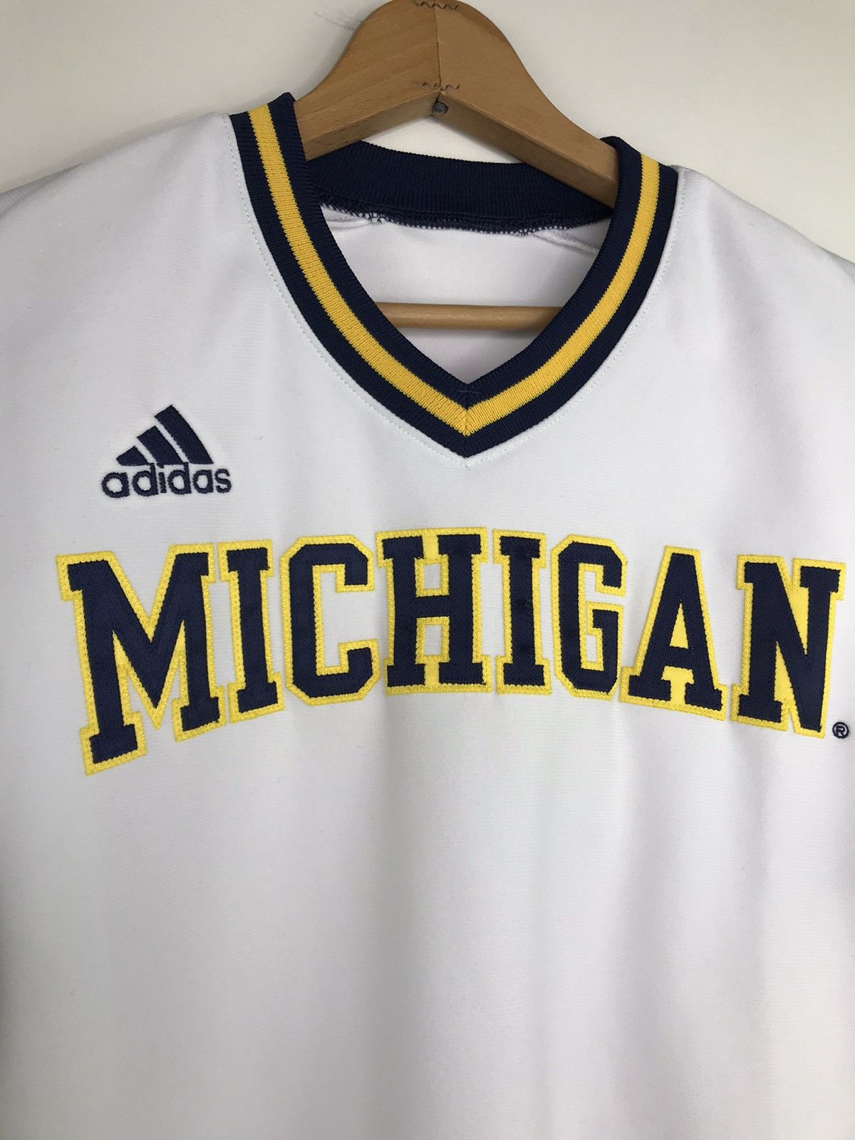 Adidas Adidas Michigan Wolverines Baseball Jersey Team Issue NCAA Size US S / EU 44-46 / 1 - 4 Thumbnail