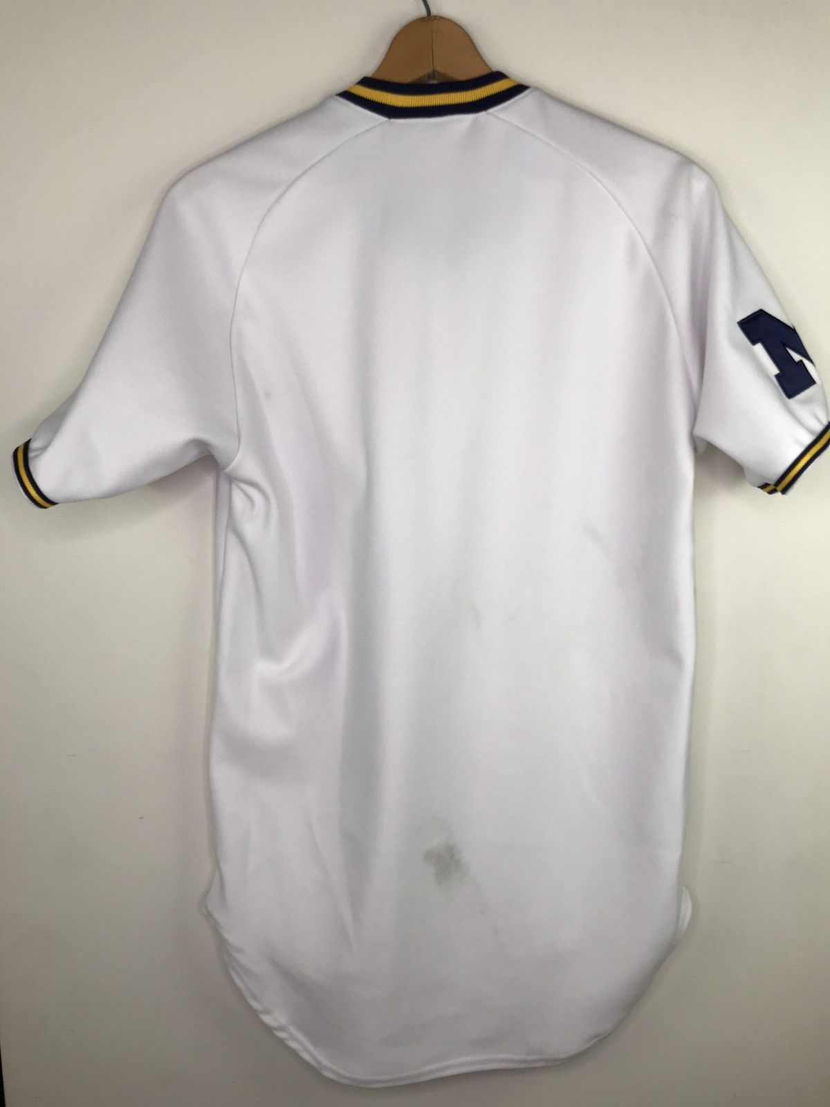 Adidas Adidas Michigan Wolverines Baseball Jersey Team Issue NCAA Size US S / EU 44-46 / 1 - 9 Thumbnail