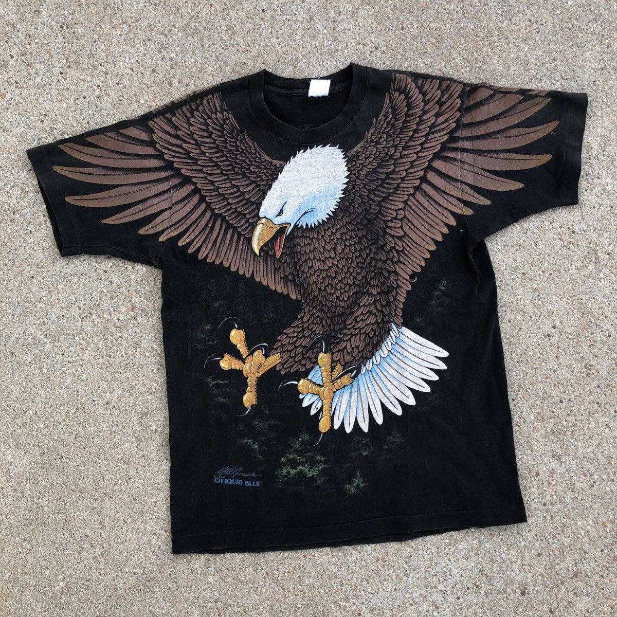 Liquid Blue × Made In Usa × Vintage 1994 Travis Scott Liquid
