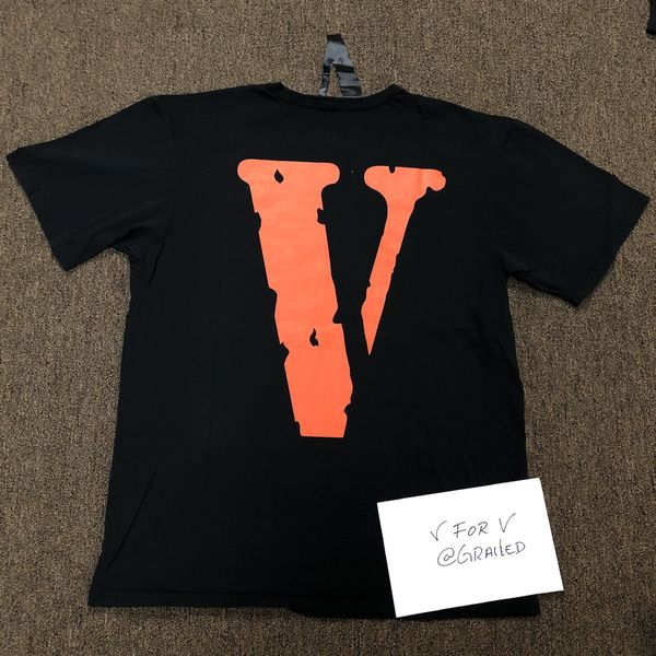 Vlone red staple clearance tee