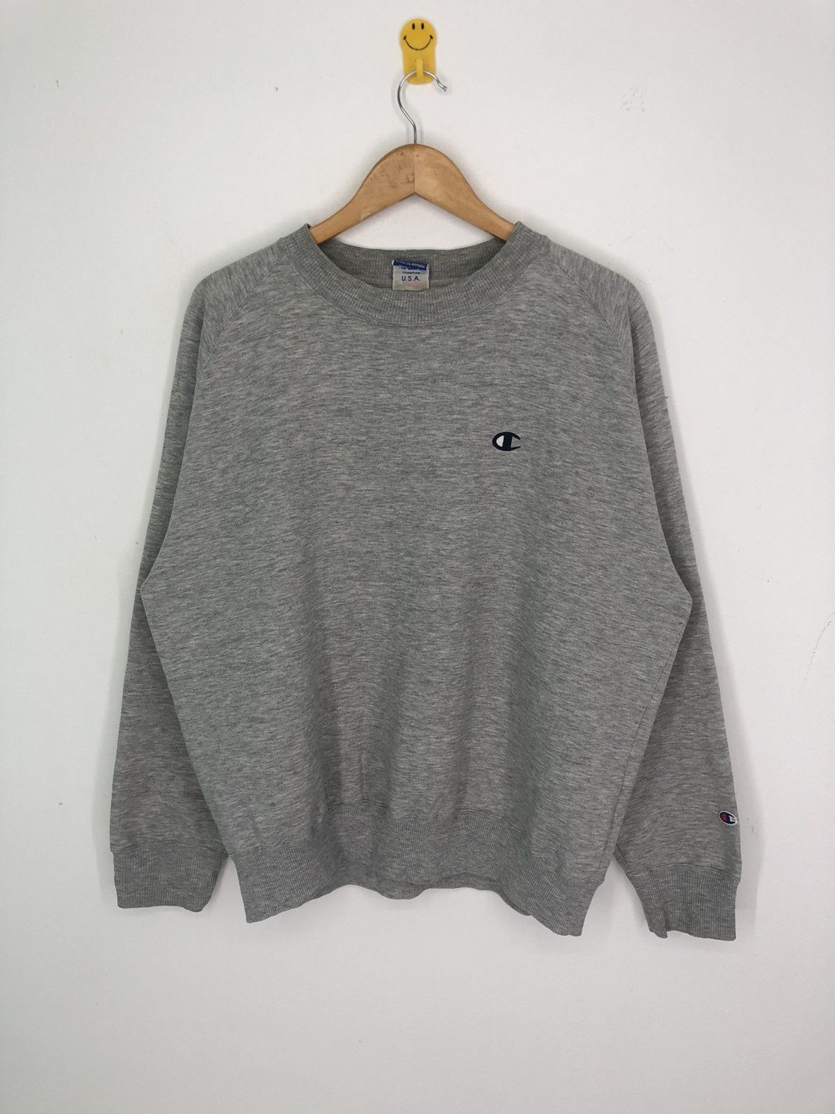 Vintage 90's Champion Plain With Small Embriodery Logo