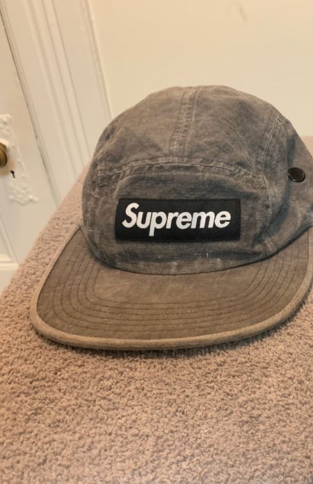 Supreme washed canvas camp cap on sale