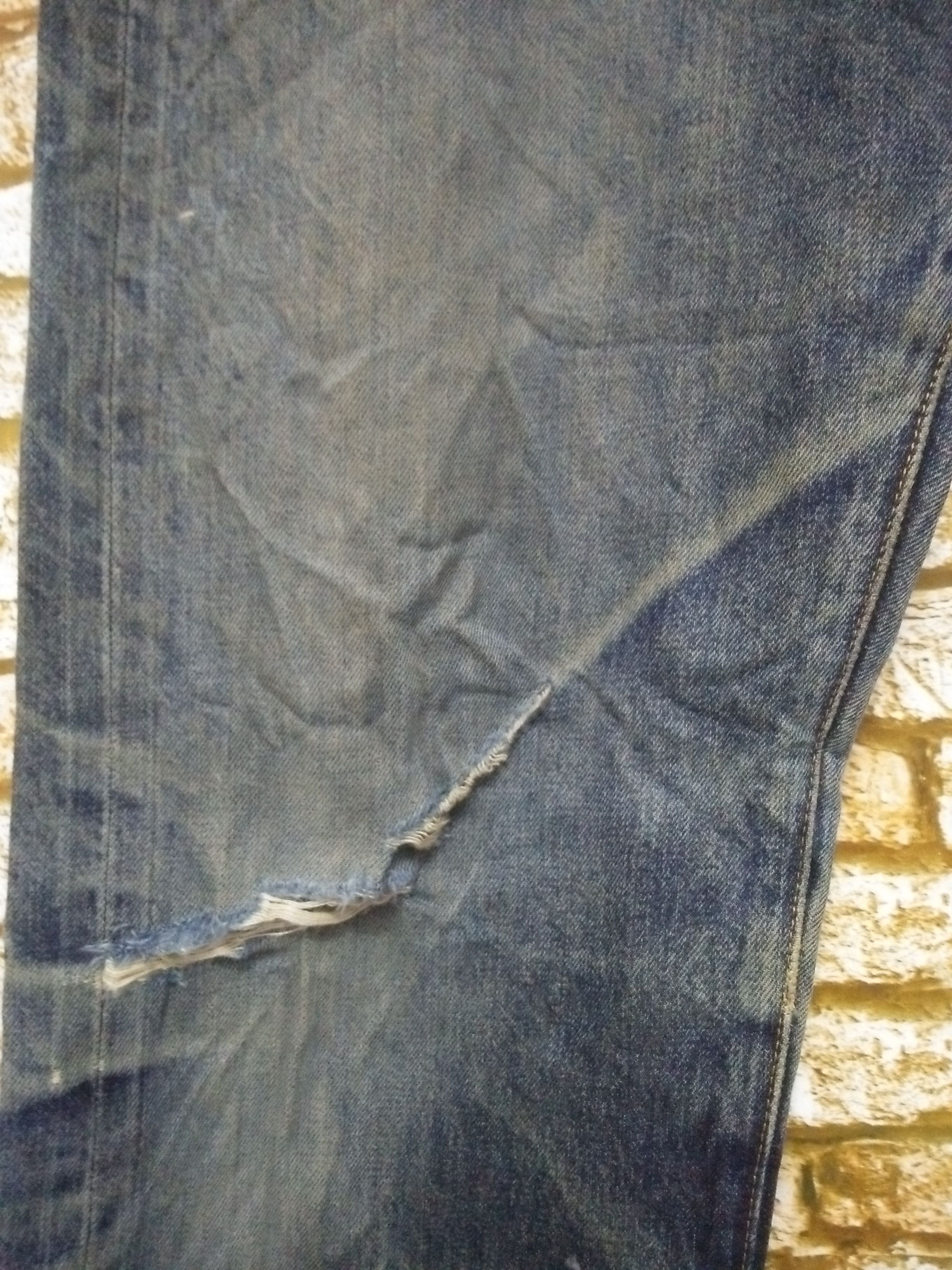 Levi's 90s LEVIS S501XXC SELVEDGE BIG E 555 DENIM (A936) Size US 30 / EU 46 - 4 Thumbnail