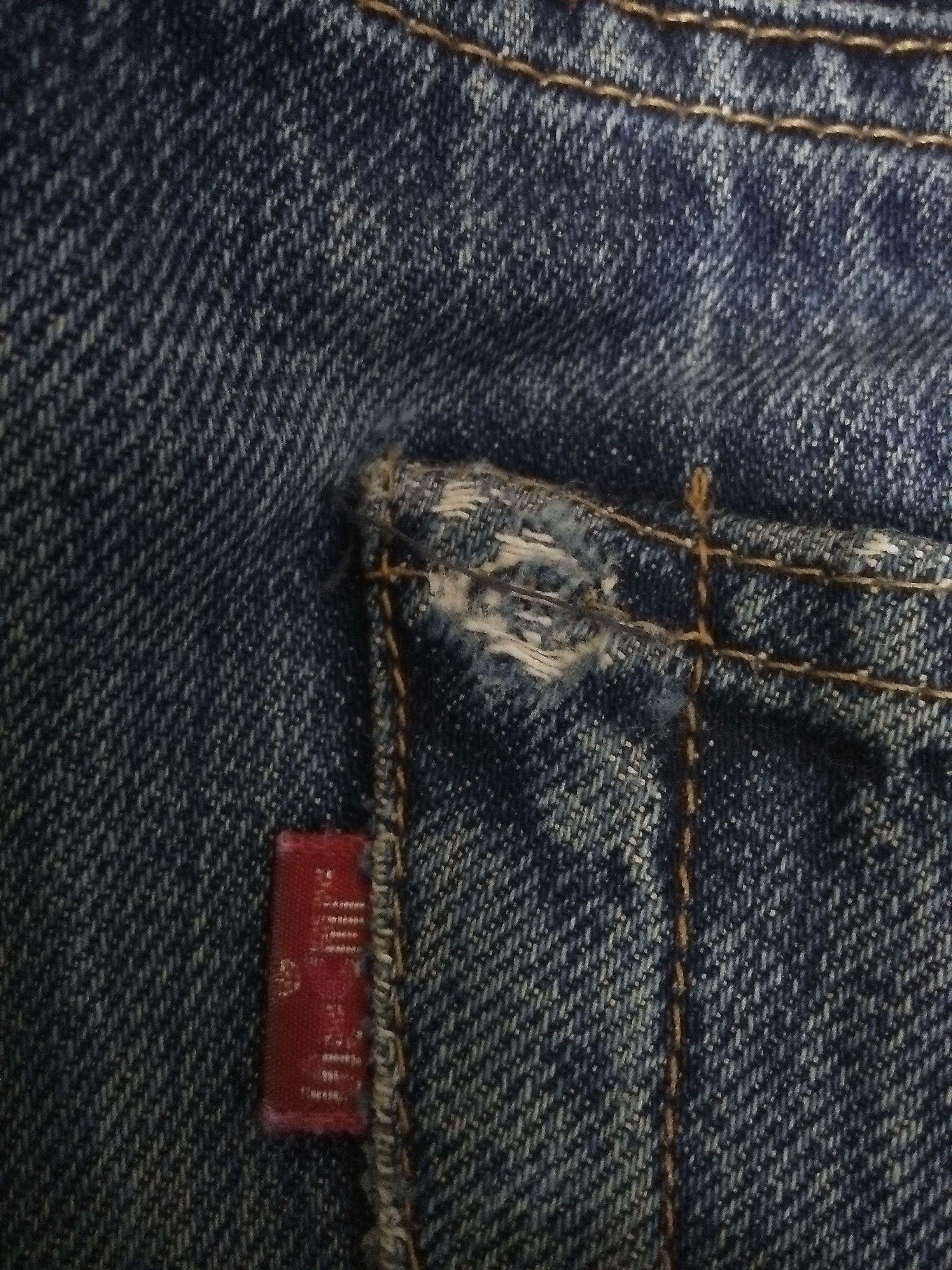 Levi's 90s LEVIS S501XXC SELVEDGE BIG E 555 DENIM (A936) Size US 30 / EU 46 - 17 Thumbnail