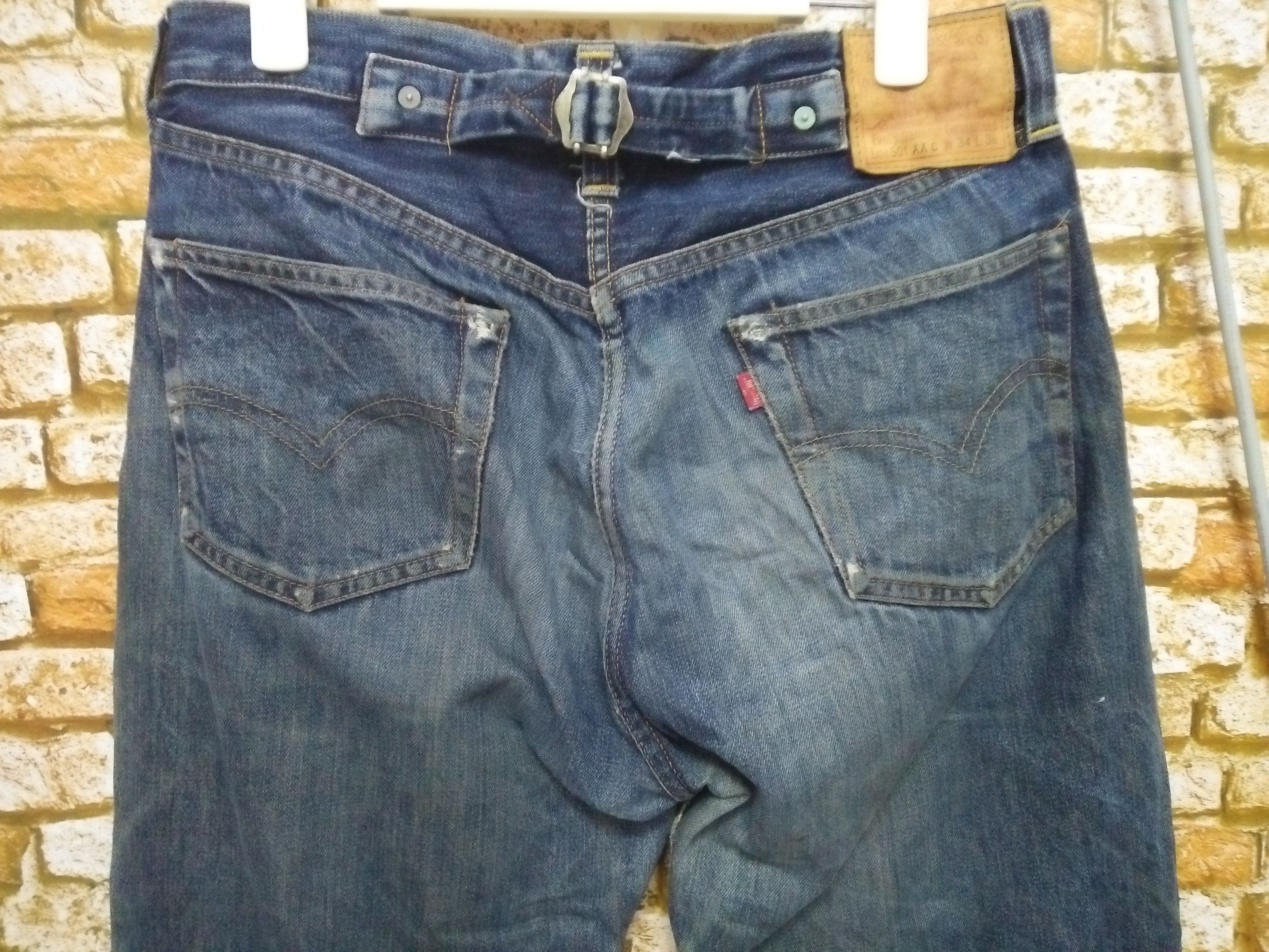 Levi's 90s LEVIS S501XXC SELVEDGE BIG E 555 DENIM (A936) Size US 30 / EU 46 - 8 Thumbnail