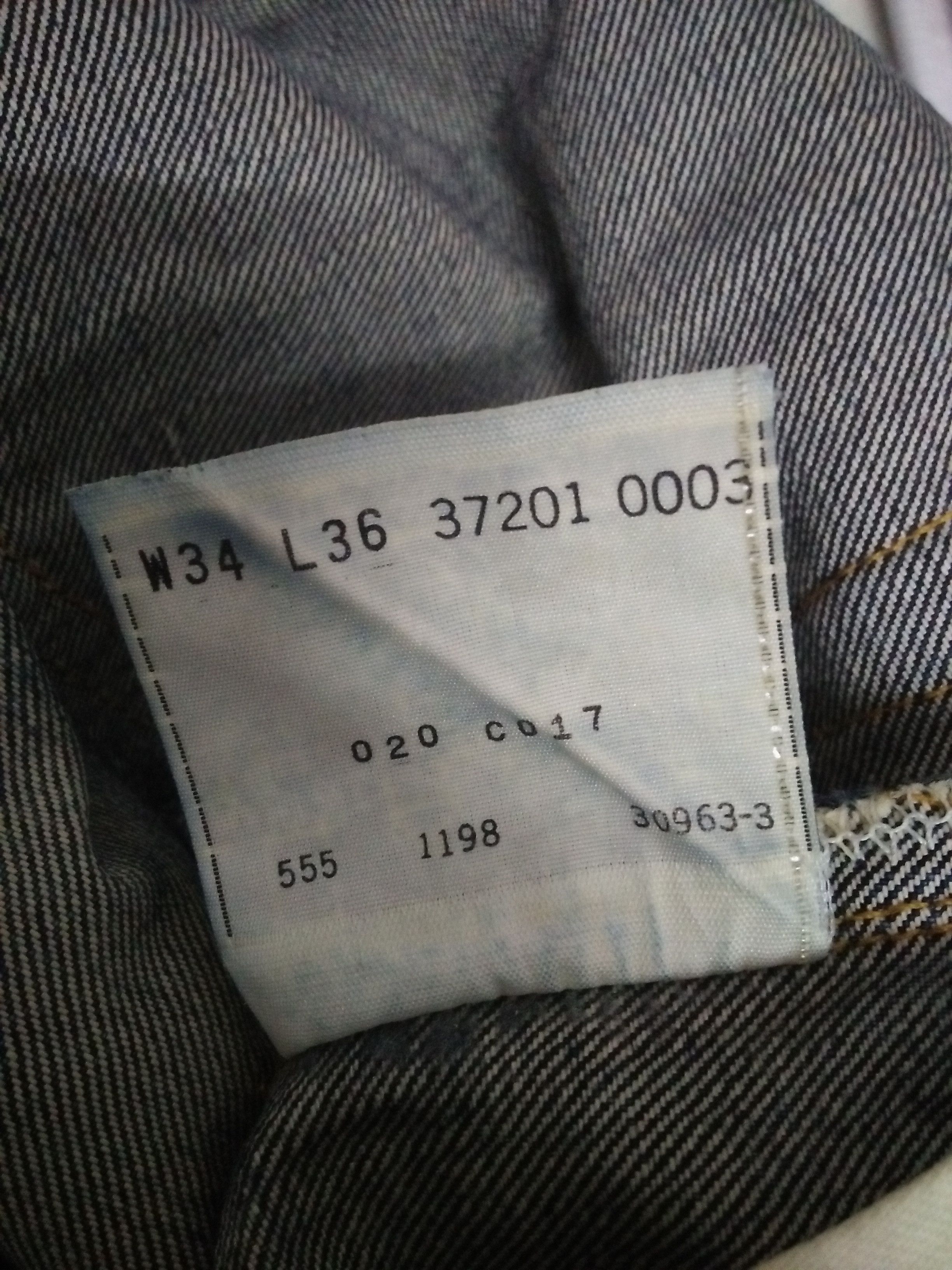 Levi's 90s LEVIS S501XXC SELVEDGE BIG E 555 DENIM (A936) Size US 30 / EU 46 - 15 Thumbnail