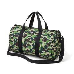 A BATHING APE® X Outdoor Products Camo Duffle Bag - Green