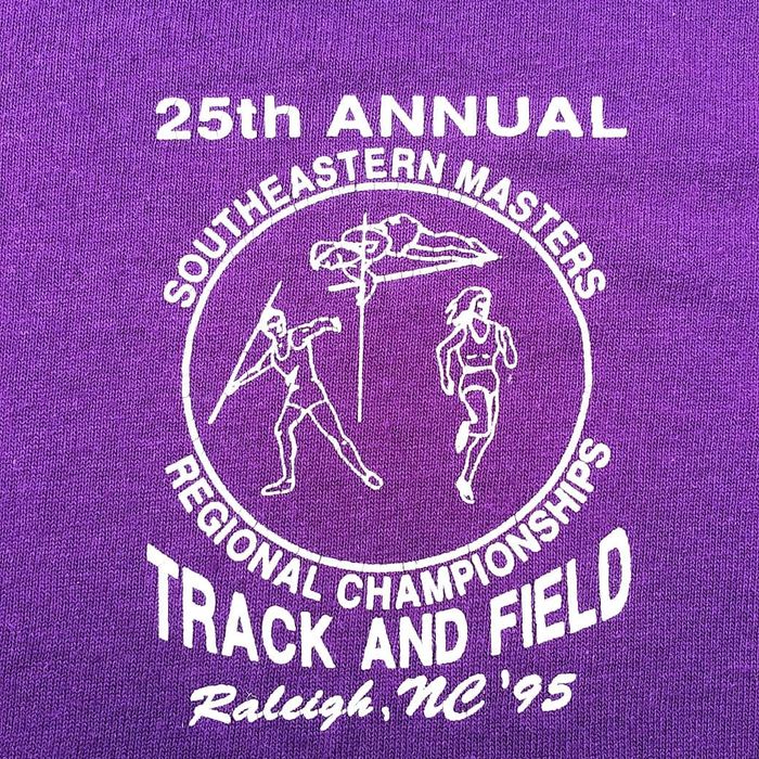 Vintage 1995 southeastern masters Track and Field Regional Champs T