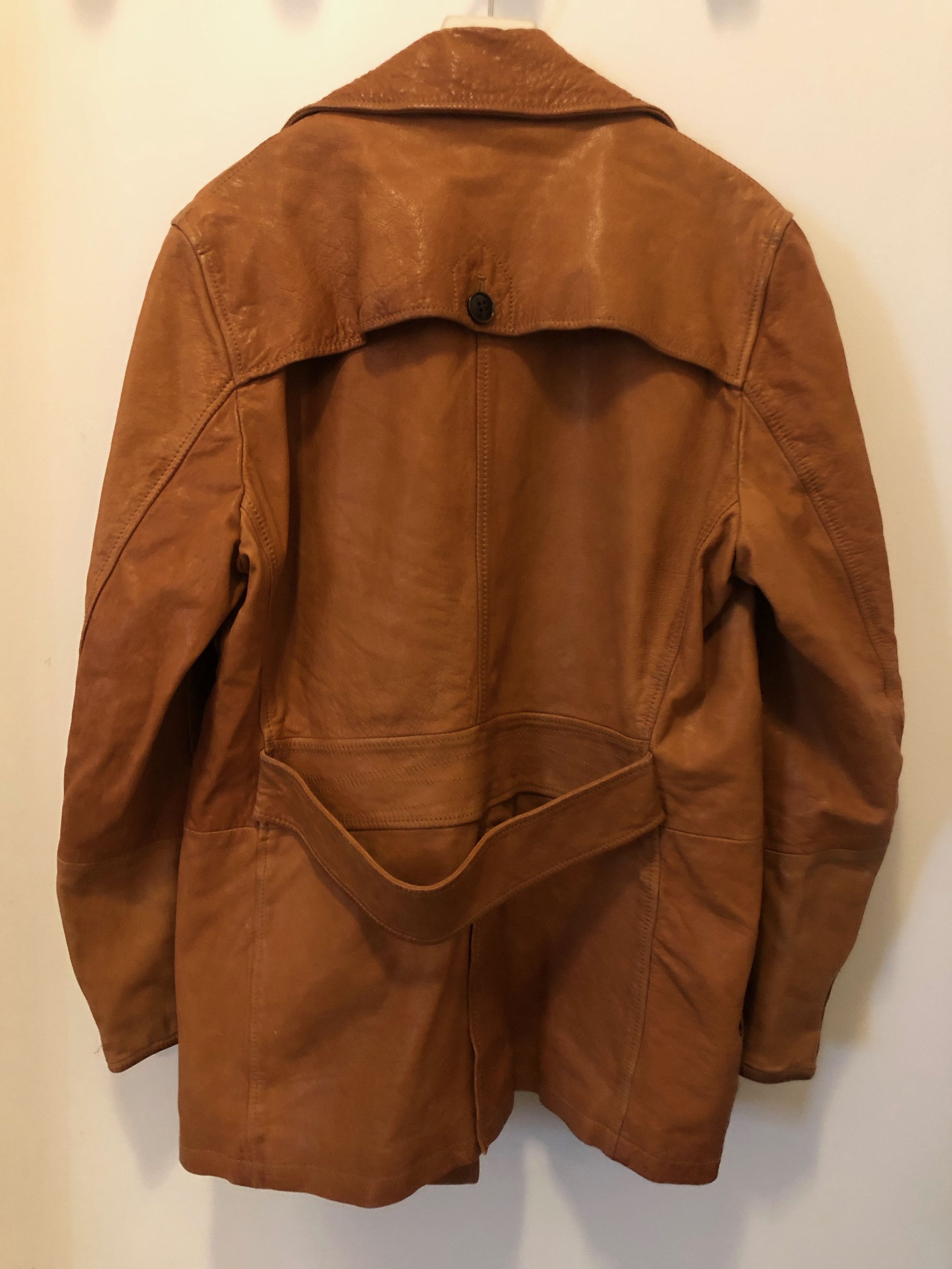 Hugo Boss hugo boss heavy leather jacket Size US M / EU 48-50 / 2 - 2 Thumbnail